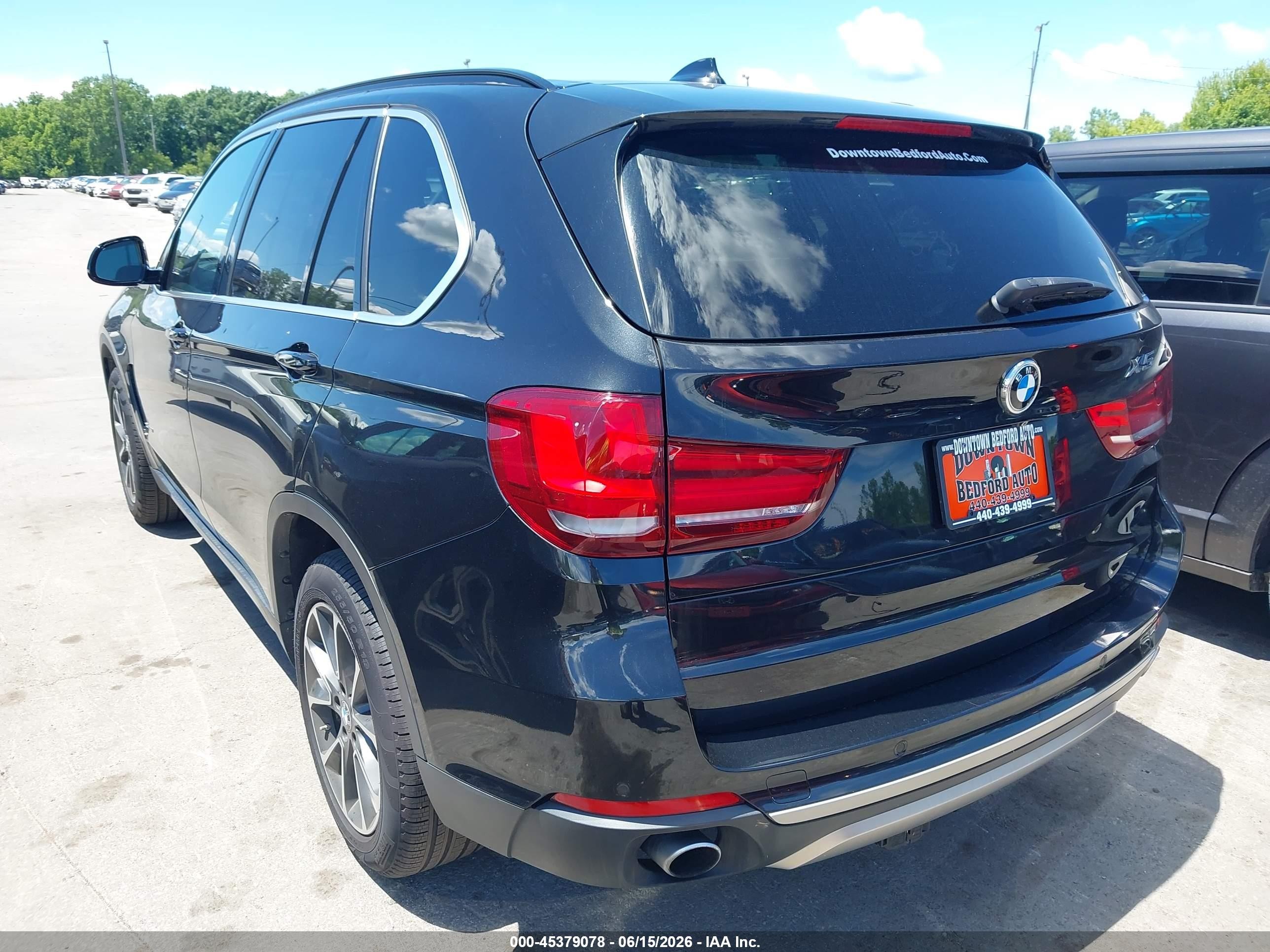 2015 Bmw X5 Xdrive35i Black vin: 5UXKR0C5XF0K57633