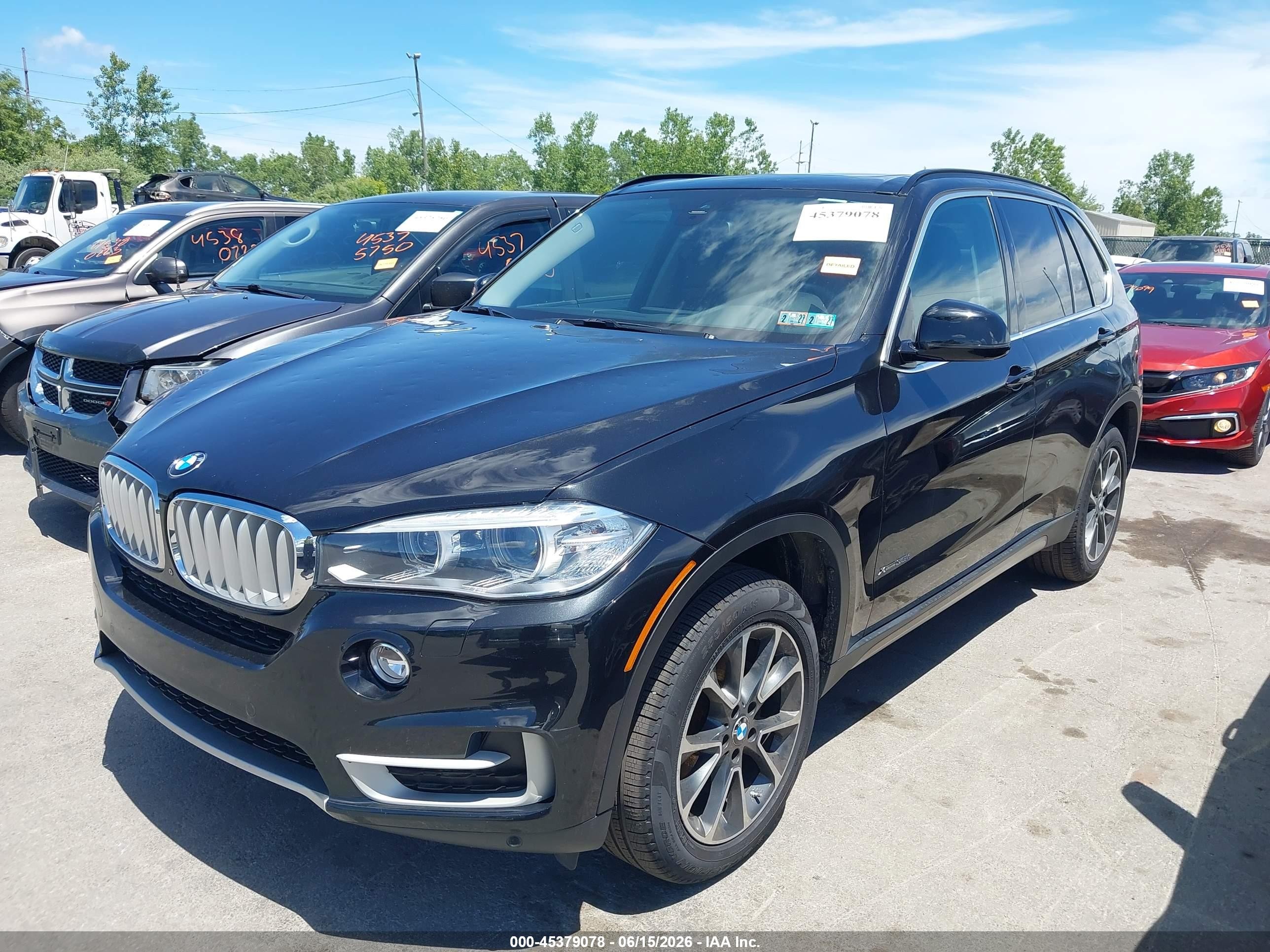 2015 Bmw X5 Xdrive35i Black vin: 5UXKR0C5XF0K57633