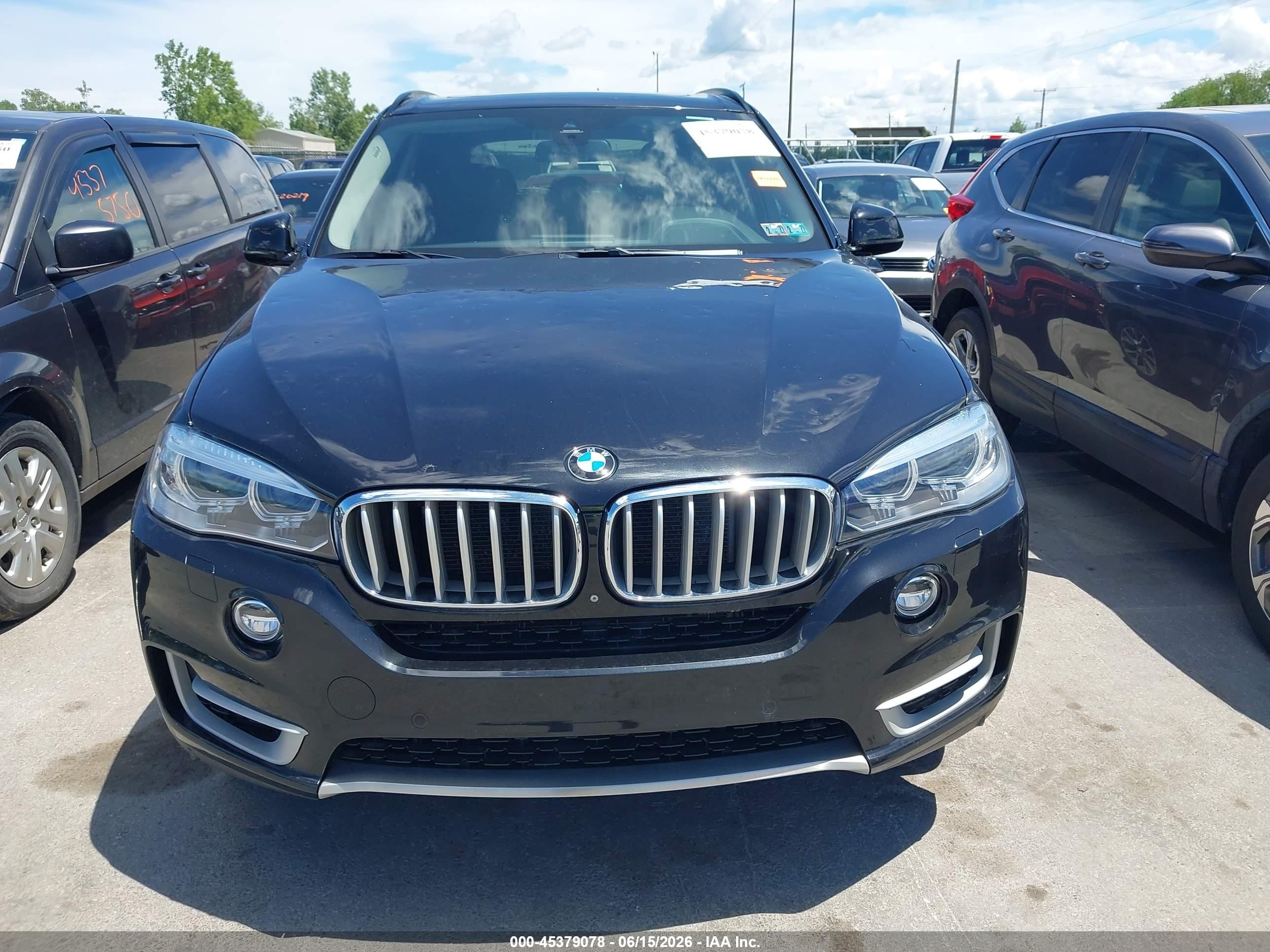2015 Bmw X5 Xdrive35i Black vin: 5UXKR0C5XF0K57633