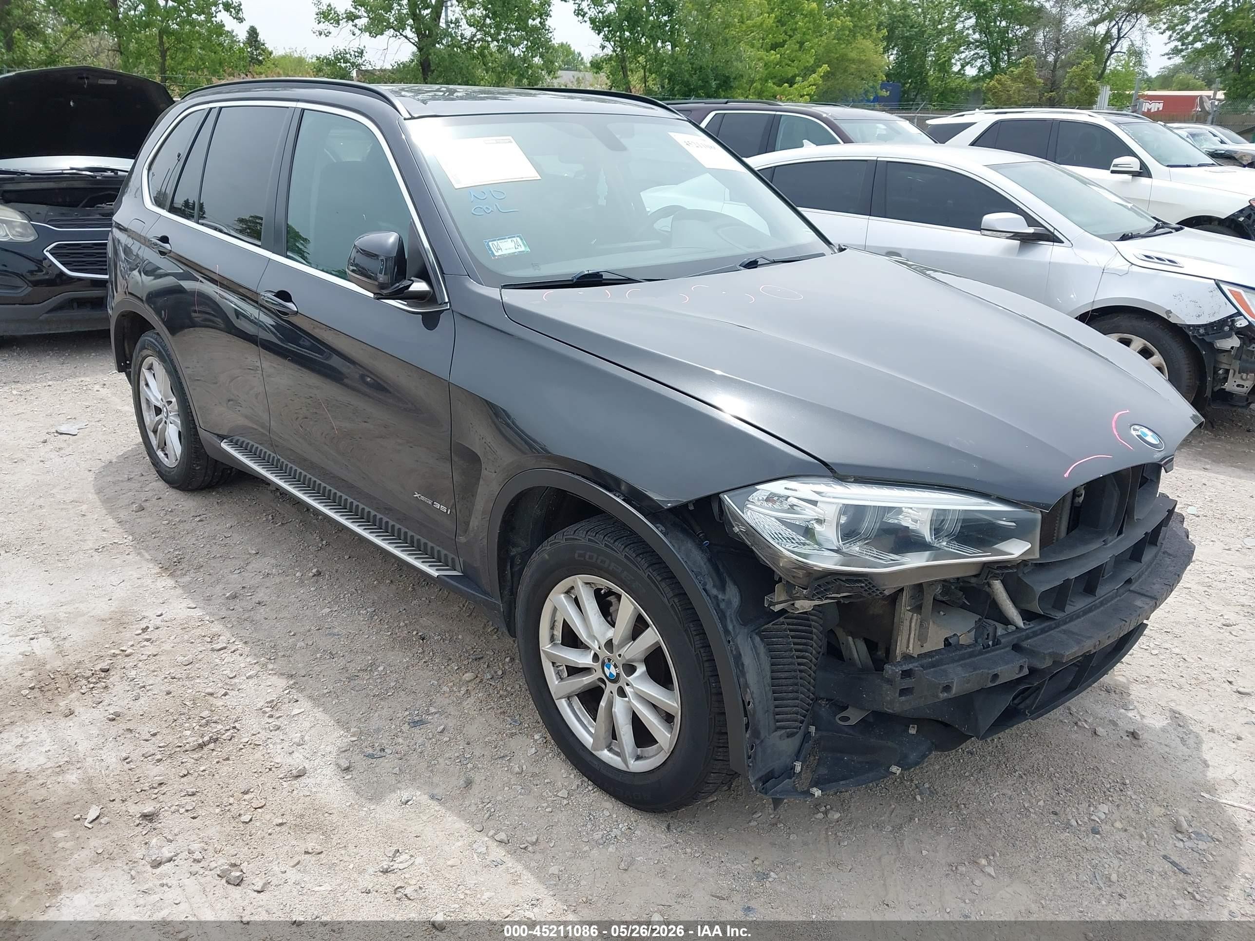 2015 Bmw X5 Xdrive35i Gray vin: 5UXKR0C5XF0K62783