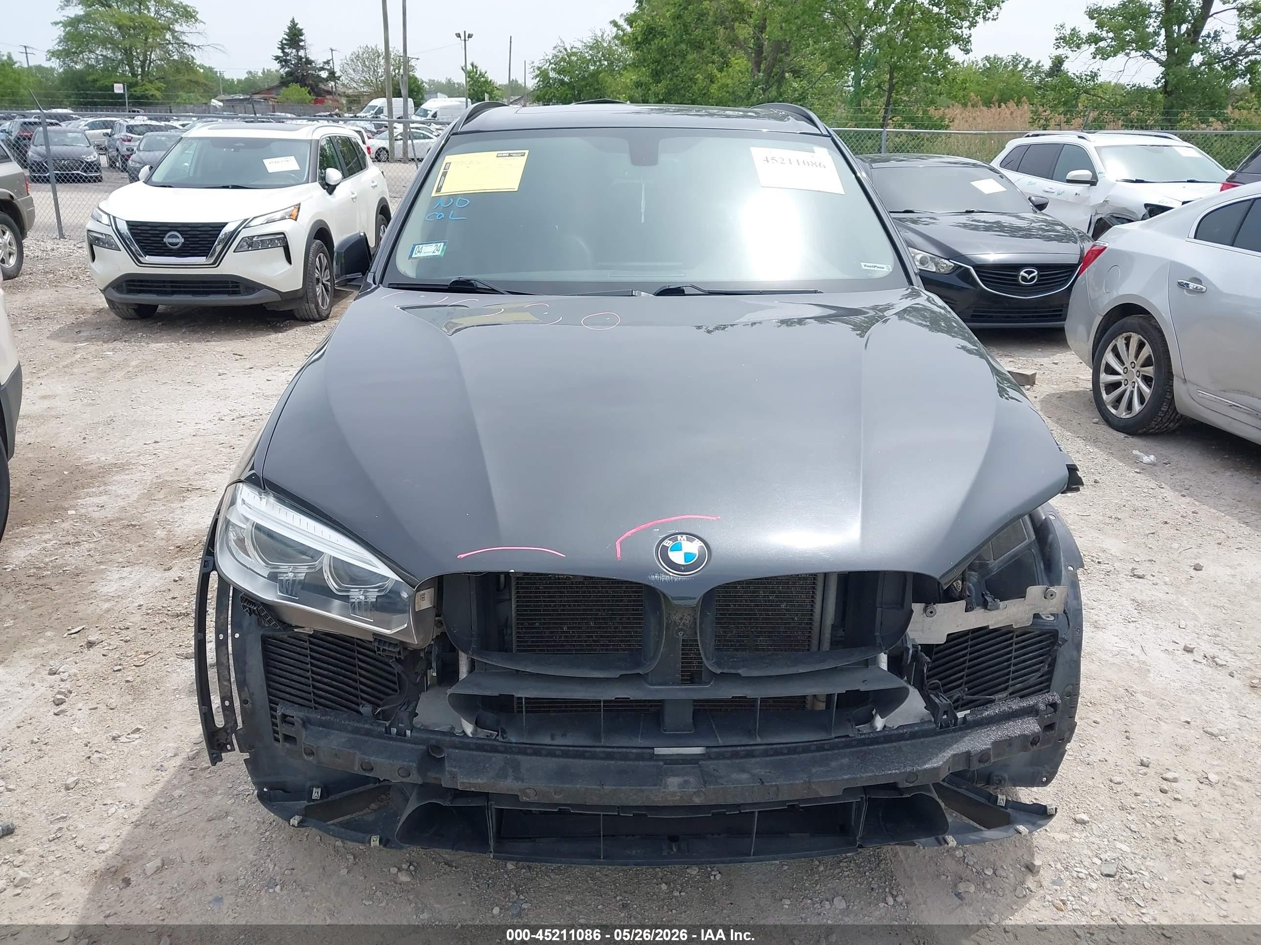 2015 Bmw X5 Xdrive35i Gray vin: 5UXKR0C5XF0K62783