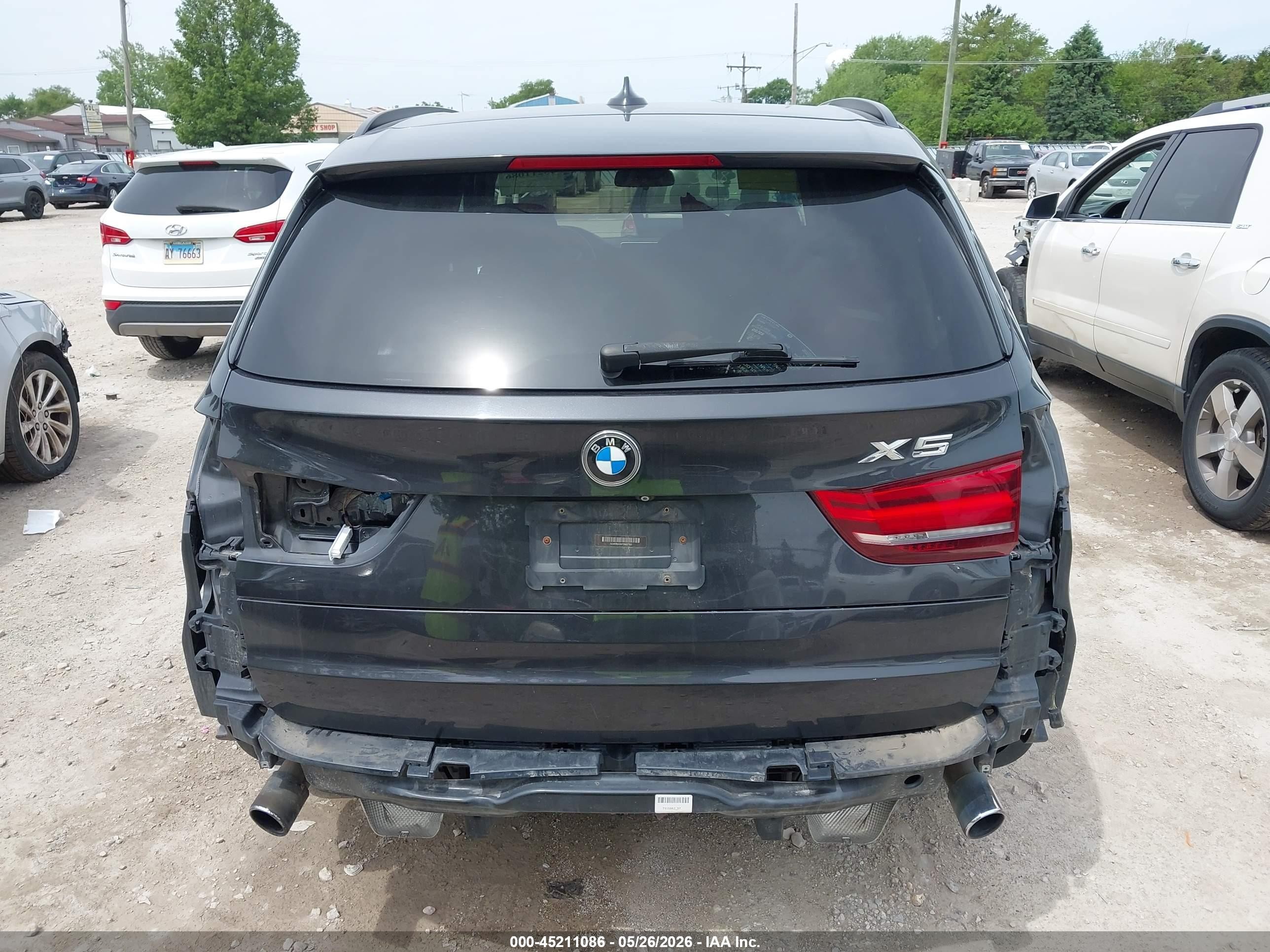 2015 Bmw X5 Xdrive35i Gray vin: 5UXKR0C5XF0K62783