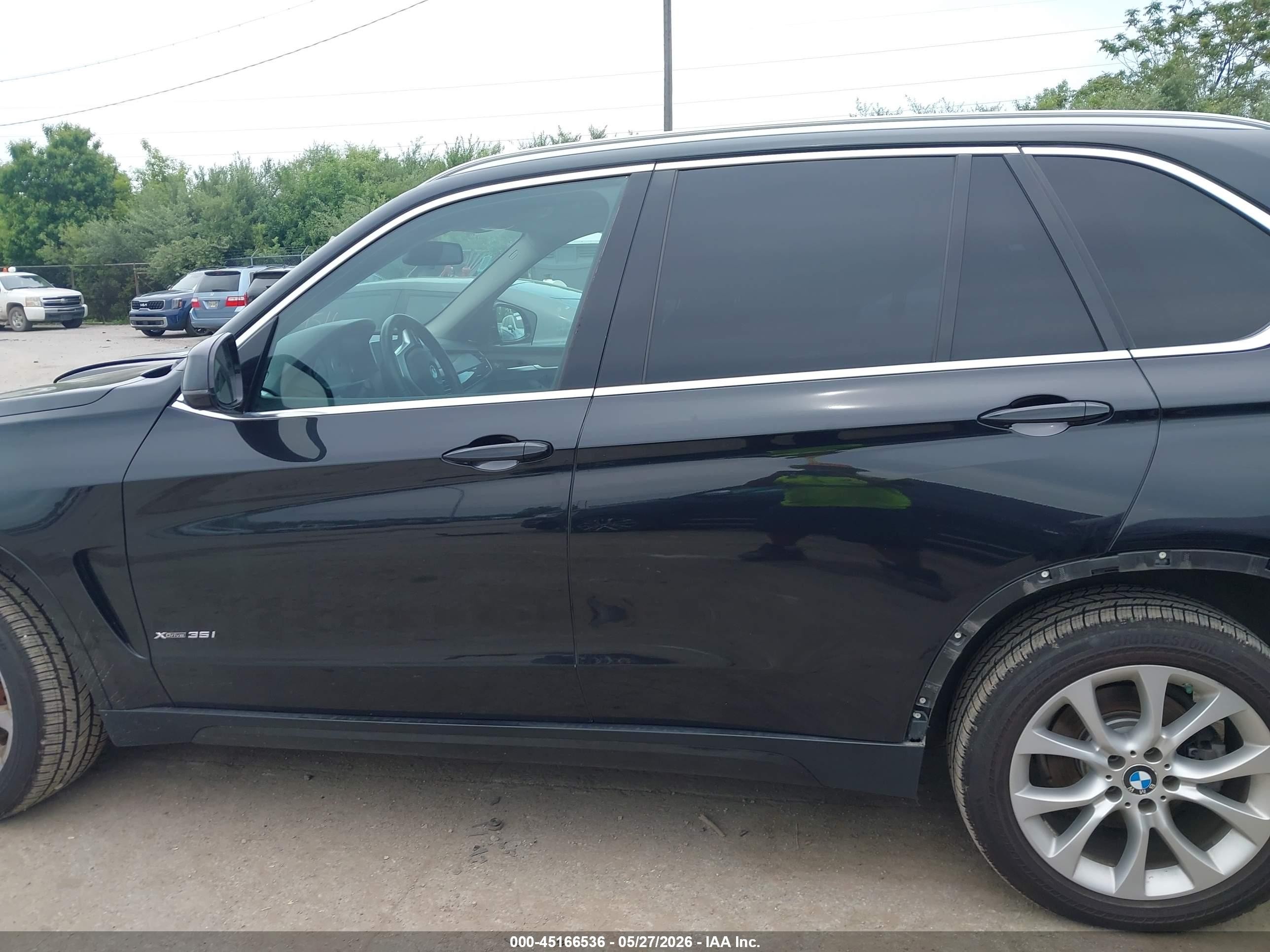 2015 Bmw X5 Xdrive35i Black vin: 5UXKR0C5XF0K63125