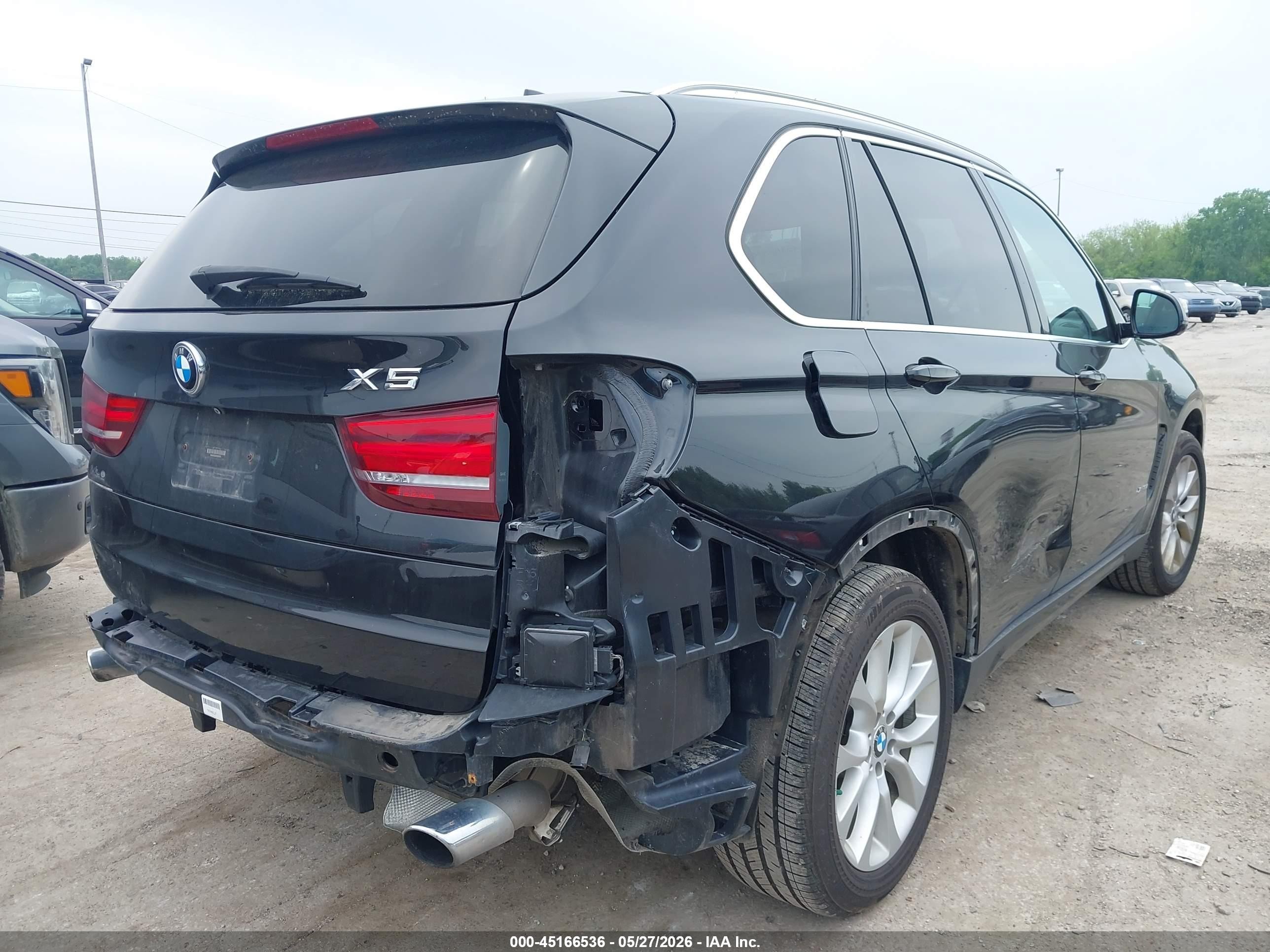 2015 Bmw X5 Xdrive35i Black vin: 5UXKR0C5XF0K63125