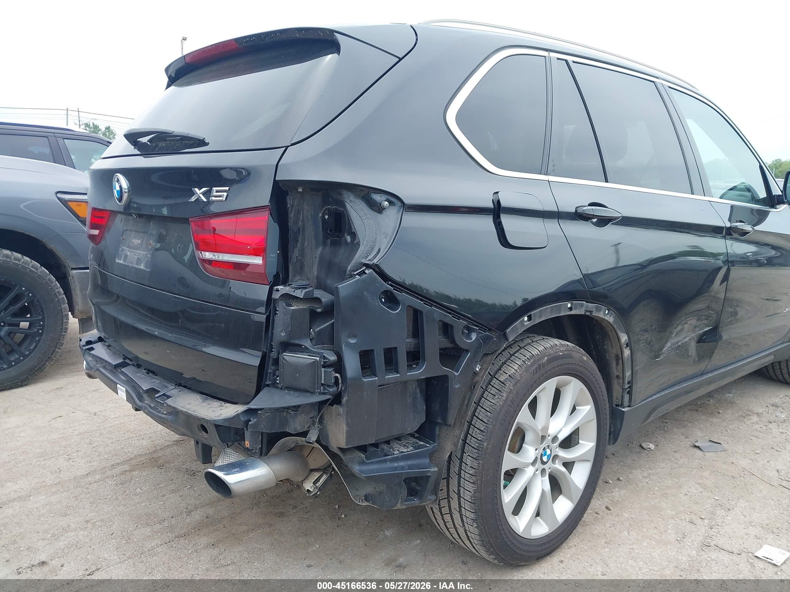 2015 Bmw X5 Xdrive35i Black vin: 5UXKR0C5XF0K63125