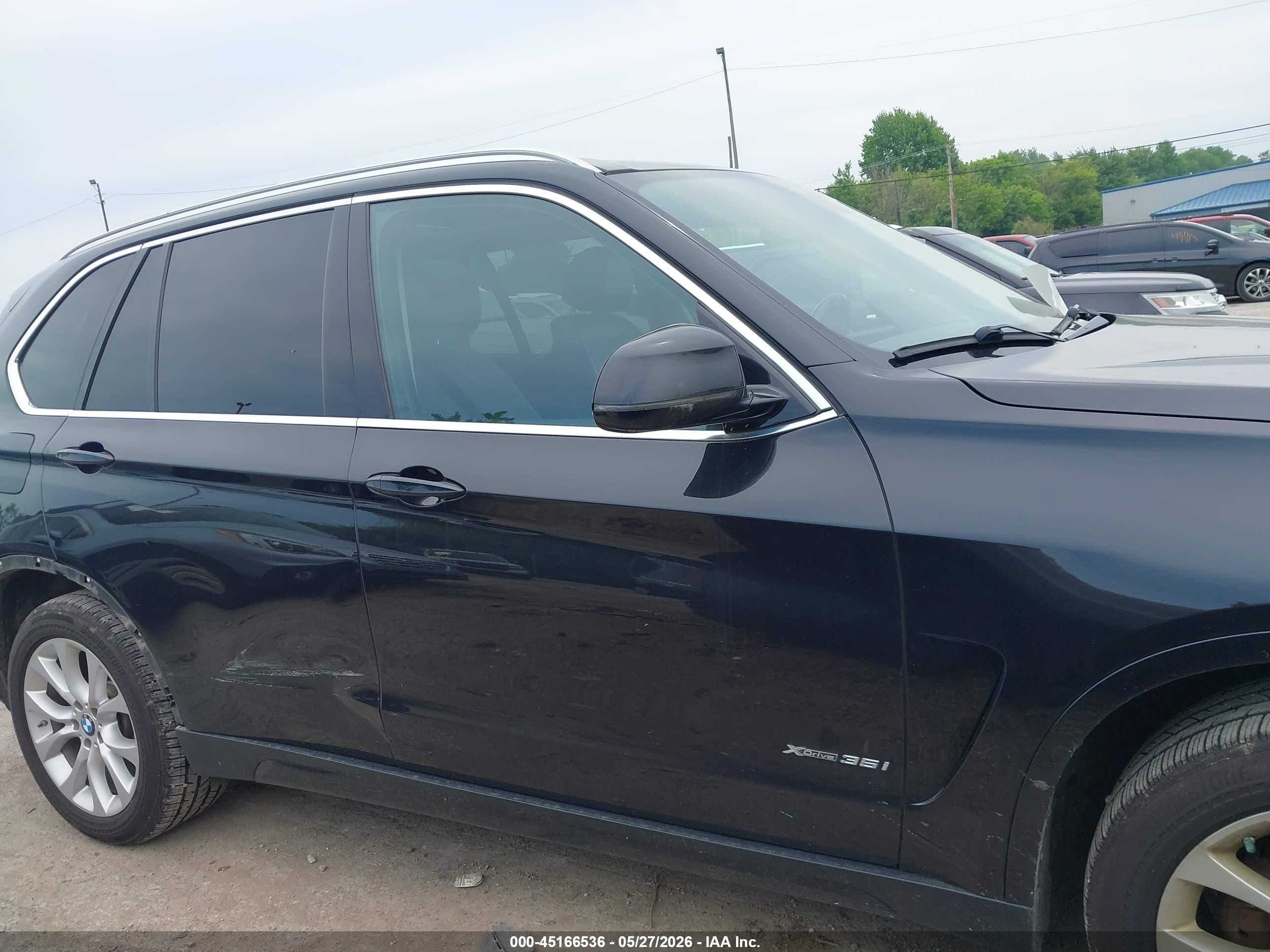2015 Bmw X5 Xdrive35i Black vin: 5UXKR0C5XF0K63125