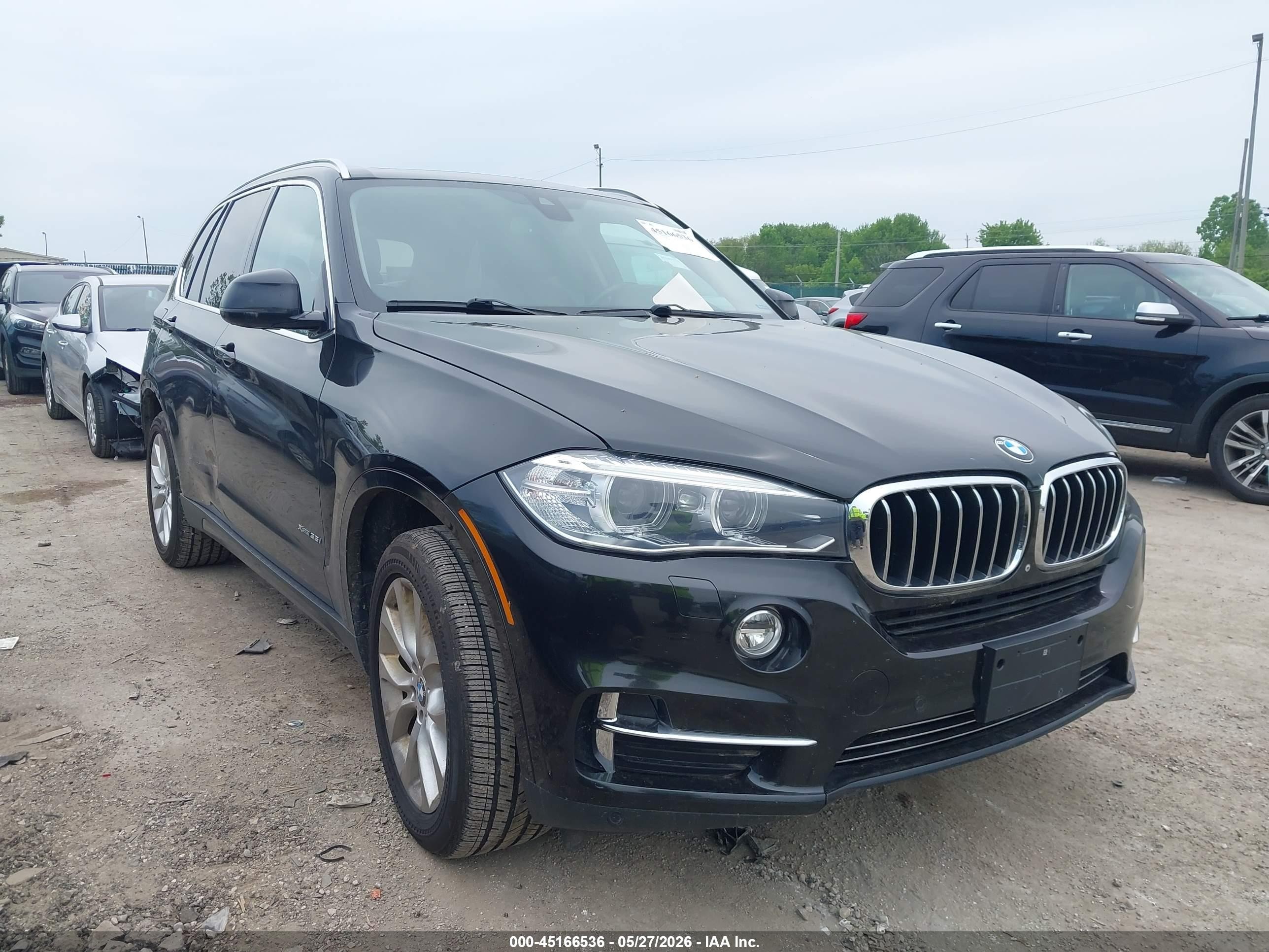 2015 Bmw X5 Xdrive35i Black vin: 5UXKR0C5XF0K63125