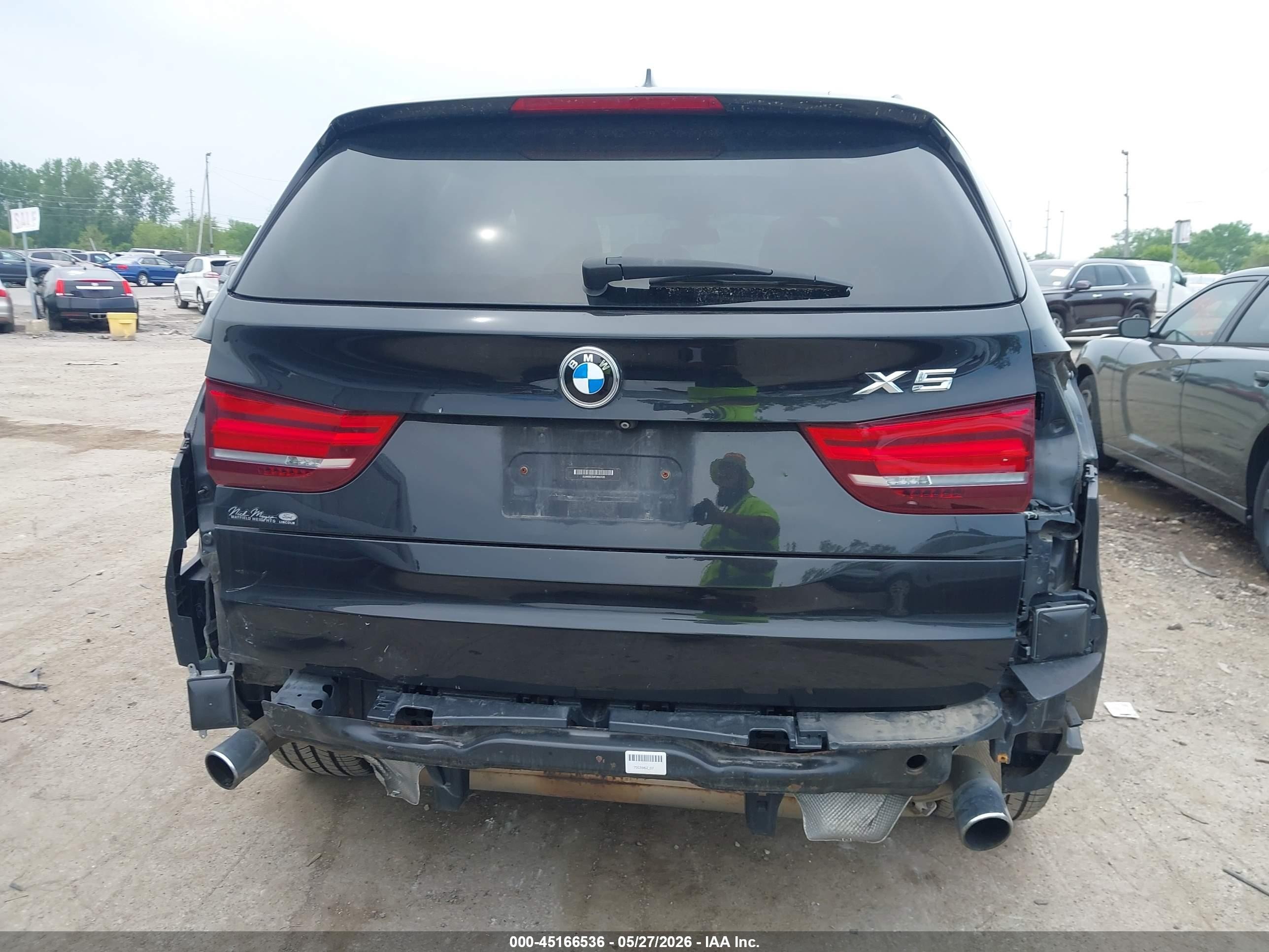 2015 Bmw X5 Xdrive35i Black vin: 5UXKR0C5XF0K63125