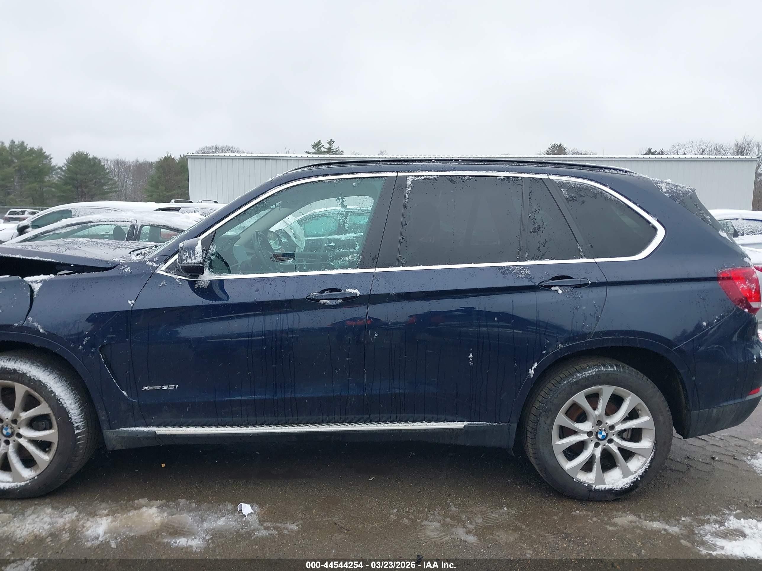 2015 Bmw X5 Xdrive35i Blue vin: 5UXKR0C5XF0K63691