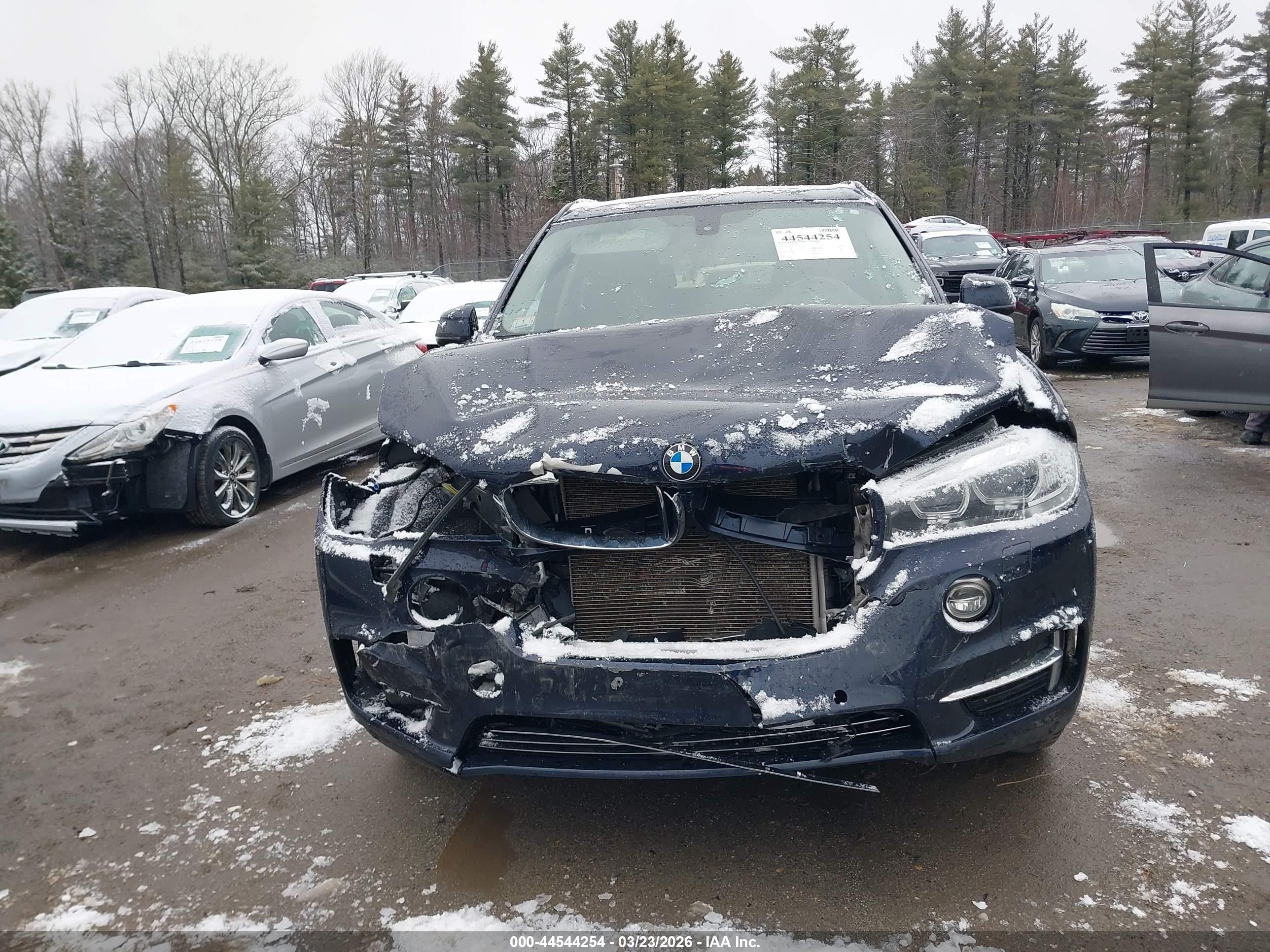 2015 Bmw X5 Xdrive35i Blue vin: 5UXKR0C5XF0K63691