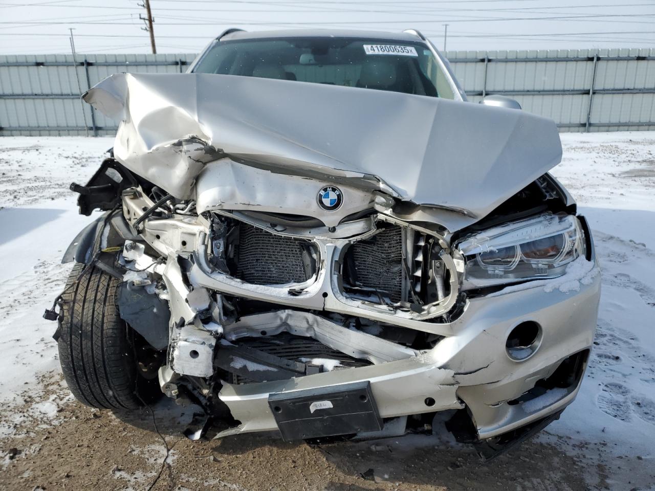 2015 Bmw X5 Xdrive35i Silver vin: 5UXKR0C5XF0K67448