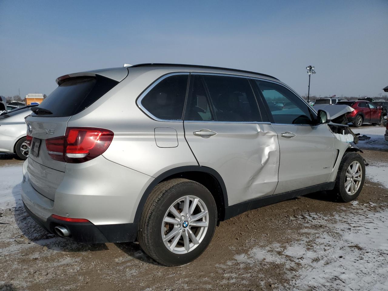 2015 Bmw X5 Xdrive35i Silver vin: 5UXKR0C5XF0K67448