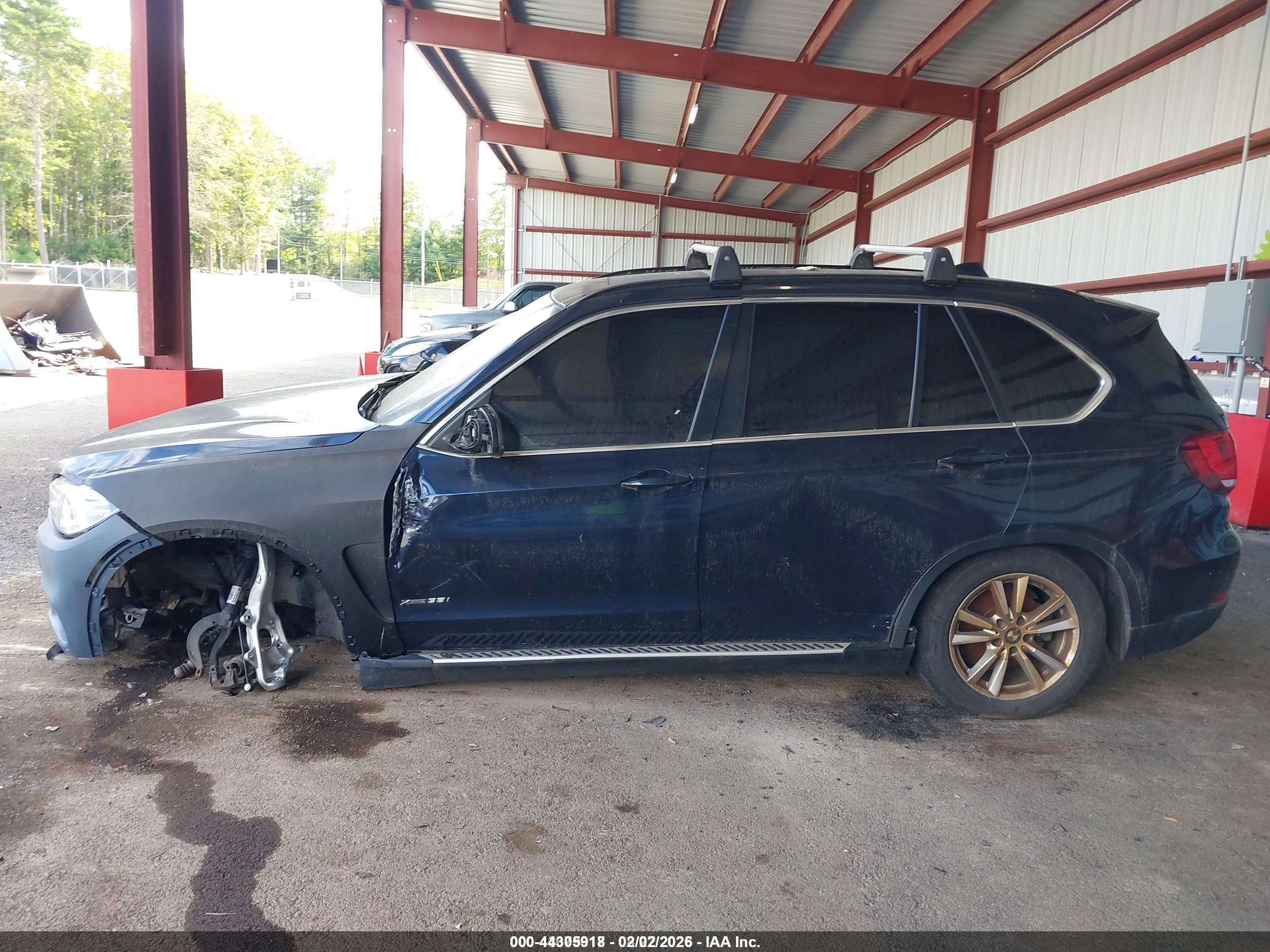 2015 Bmw X5 Xdrive35i Navy vin: 5UXKR0C5XF0K69071