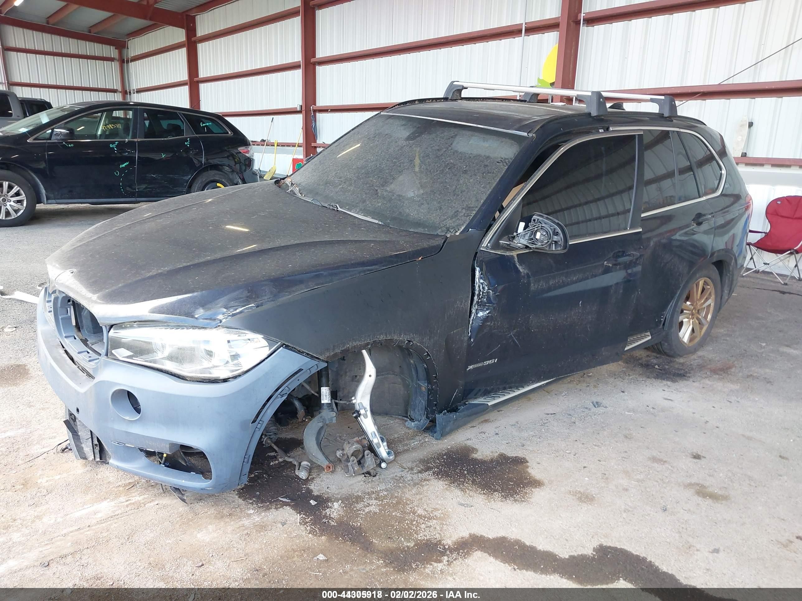 2015 Bmw X5 Xdrive35i Navy vin: 5UXKR0C5XF0K69071