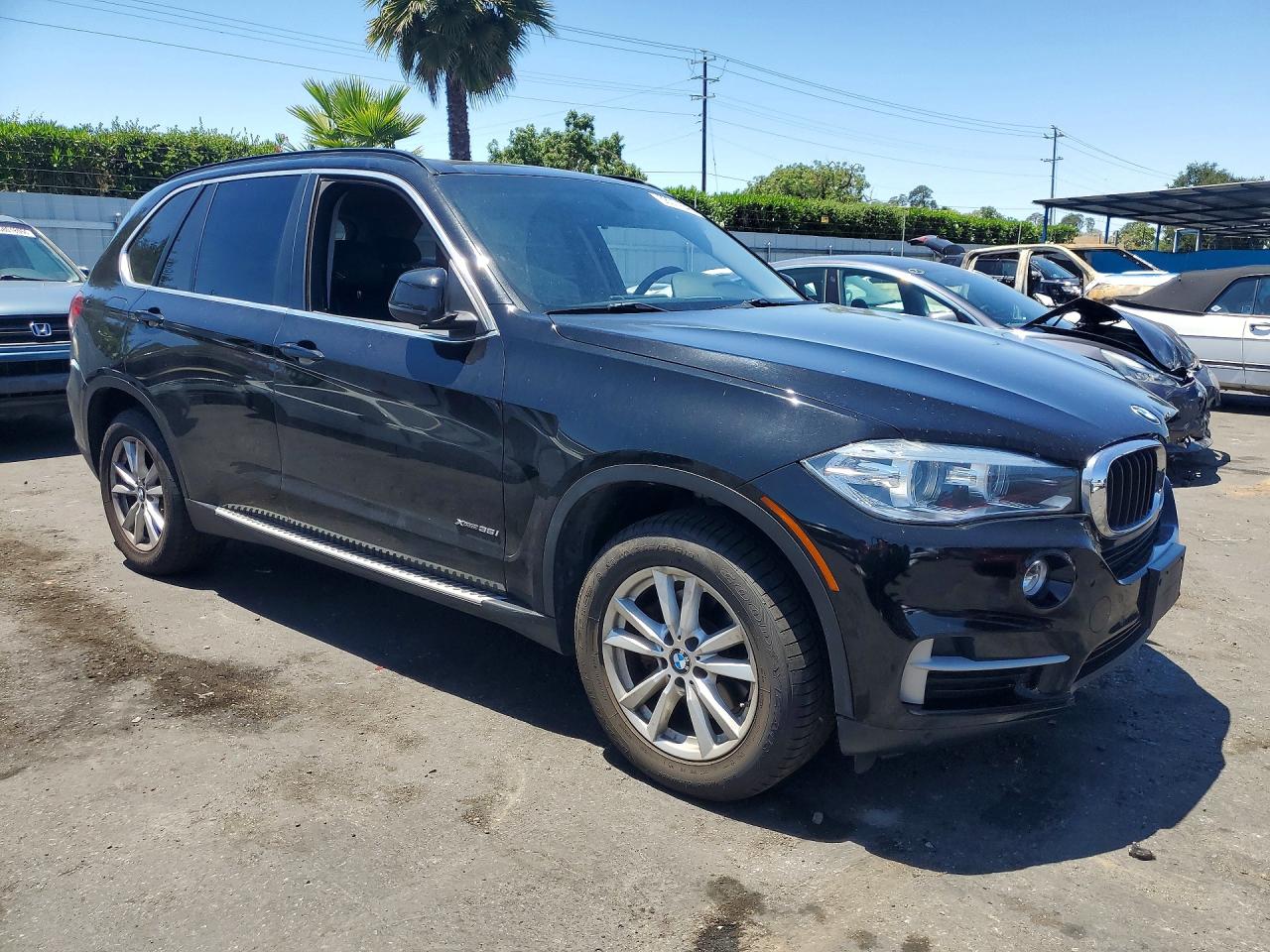 2015 Bmw X5 Xdrive35i Black vin: 5UXKR0C5XF0P00315