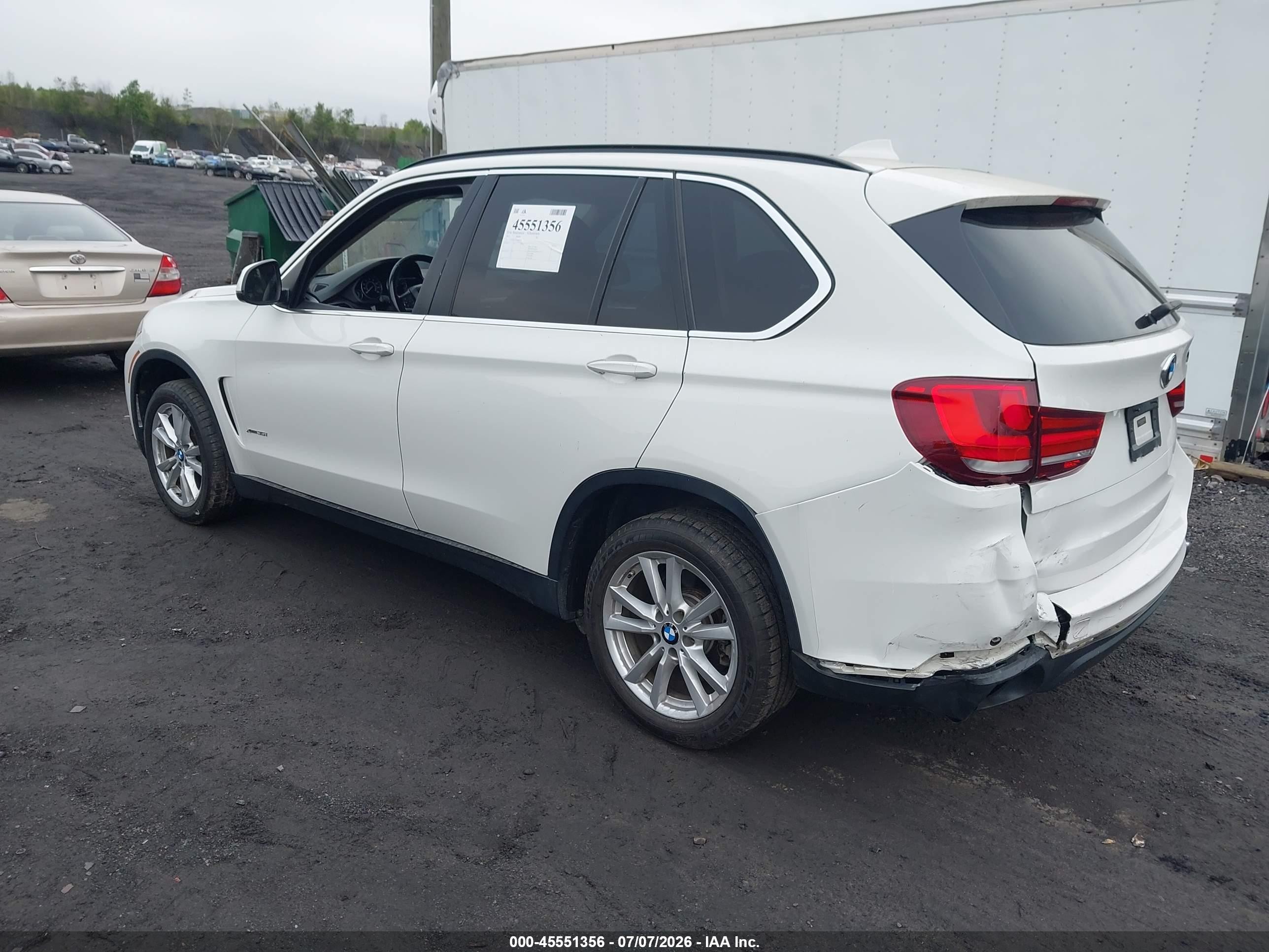 2015 Bmw X5 Xdrive35i White vin: 5UXKR0C5XF0P00783