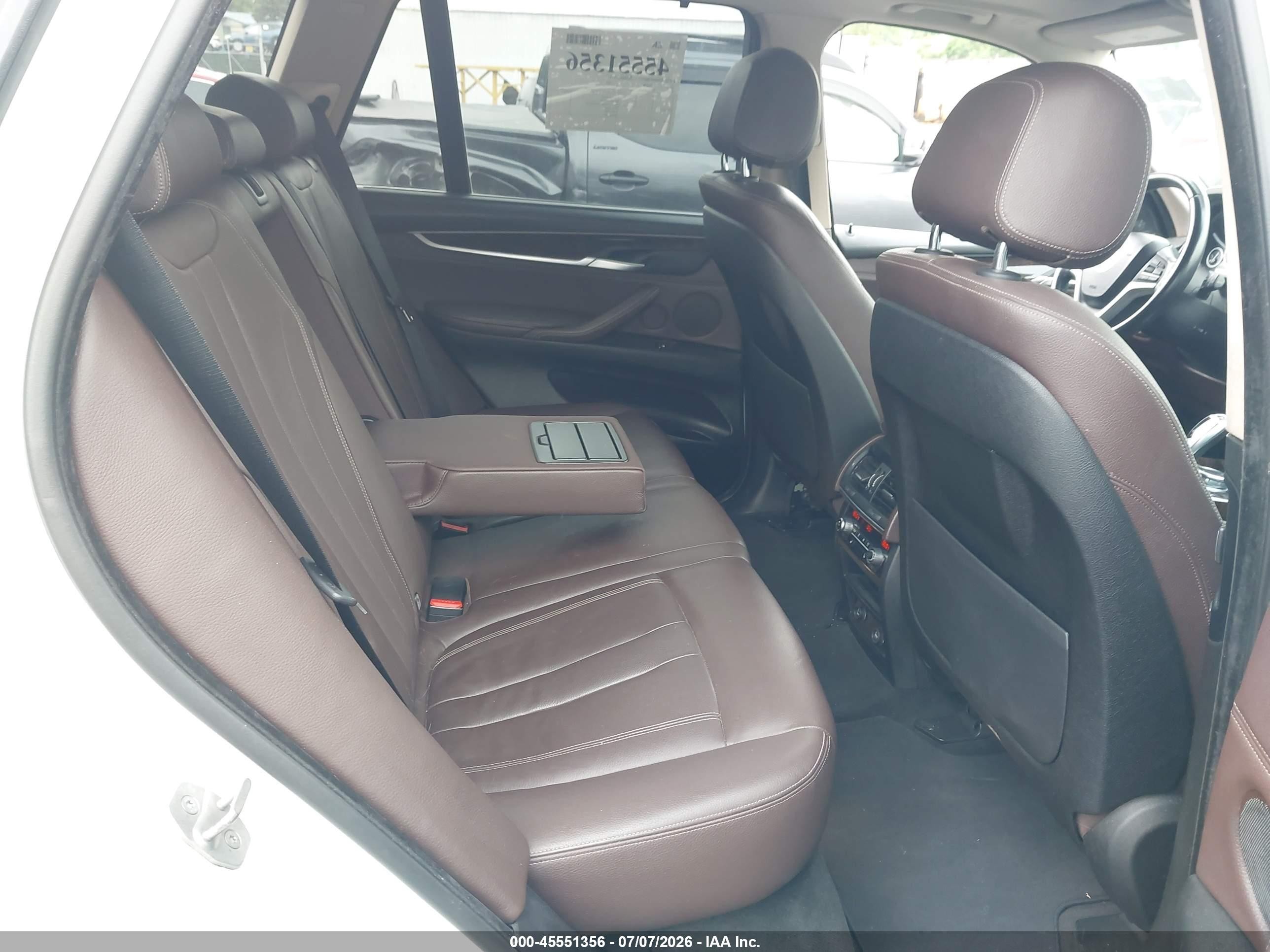 2015 Bmw X5 Xdrive35i White vin: 5UXKR0C5XF0P00783