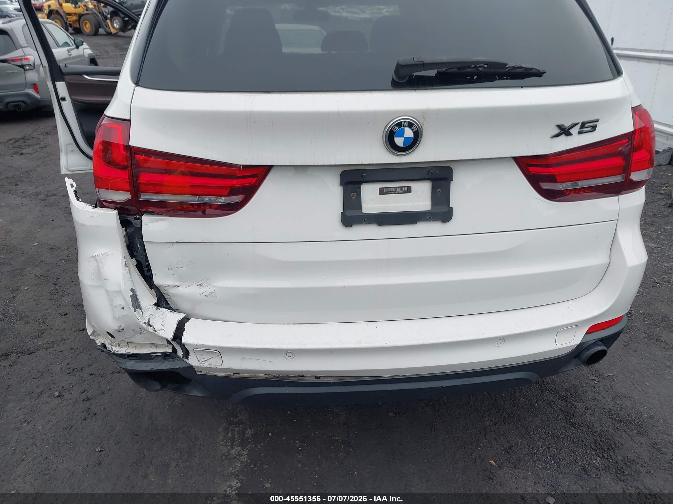 2015 Bmw X5 Xdrive35i White vin: 5UXKR0C5XF0P00783
