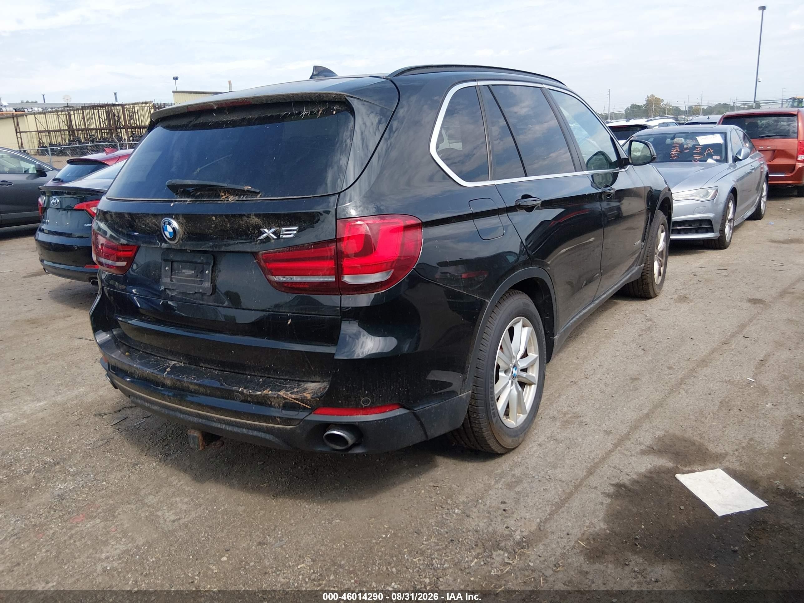 2015 Bmw X5 Xdrive35i Black vin: 5UXKR0C5XF0P01593