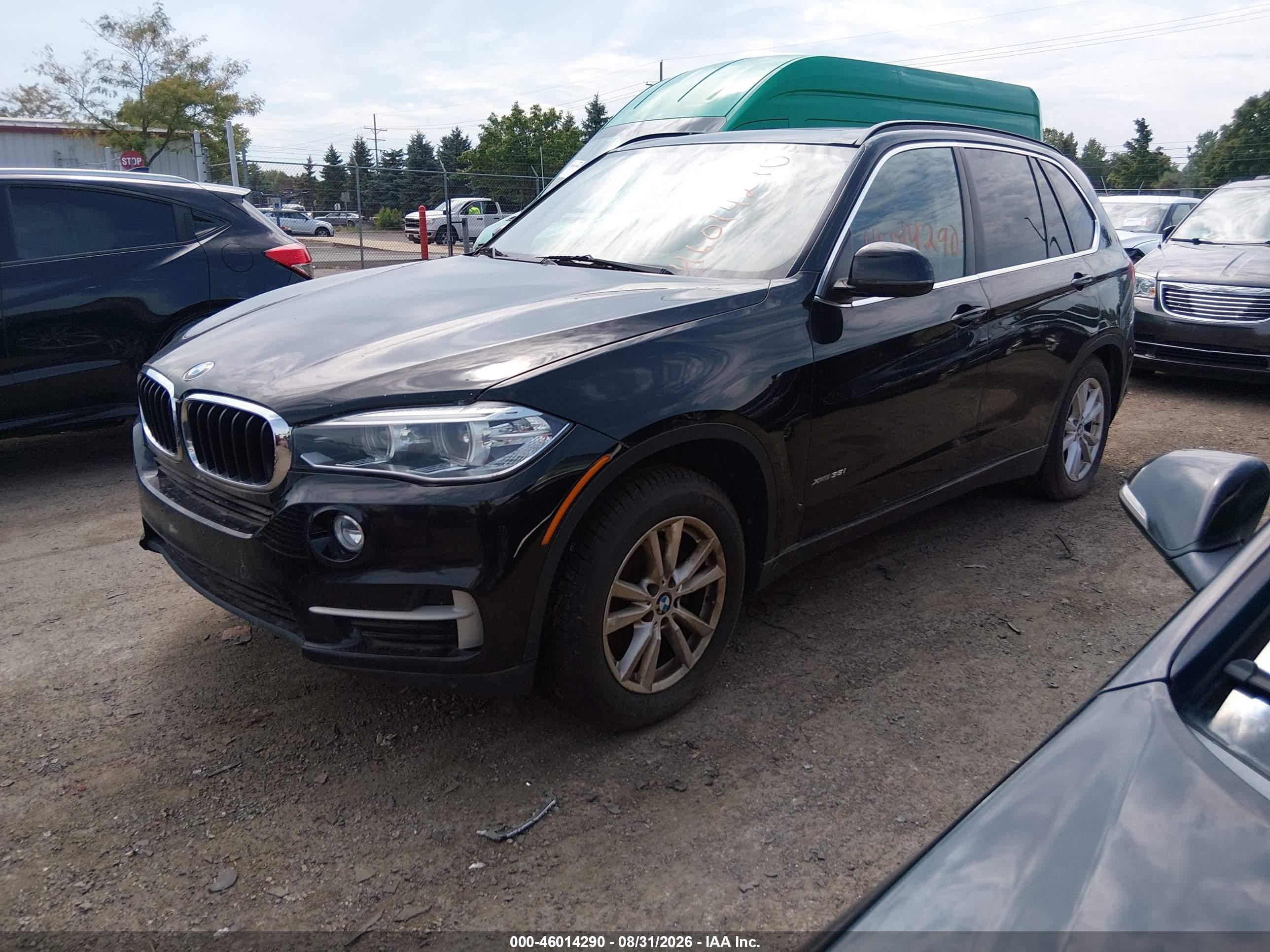2015 Bmw X5 Xdrive35i Black vin: 5UXKR0C5XF0P01593
