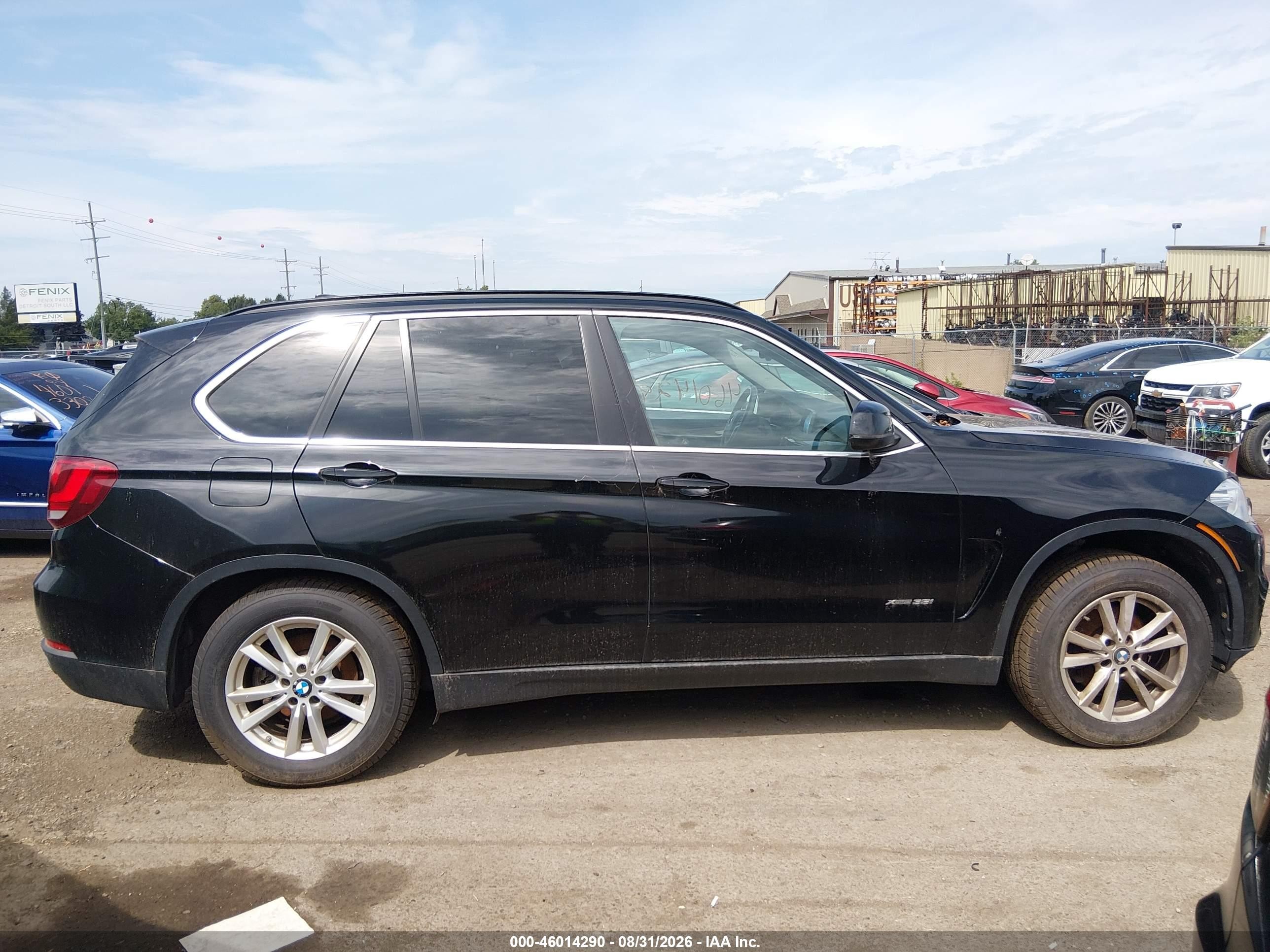 2015 Bmw X5 Xdrive35i Black vin: 5UXKR0C5XF0P01593