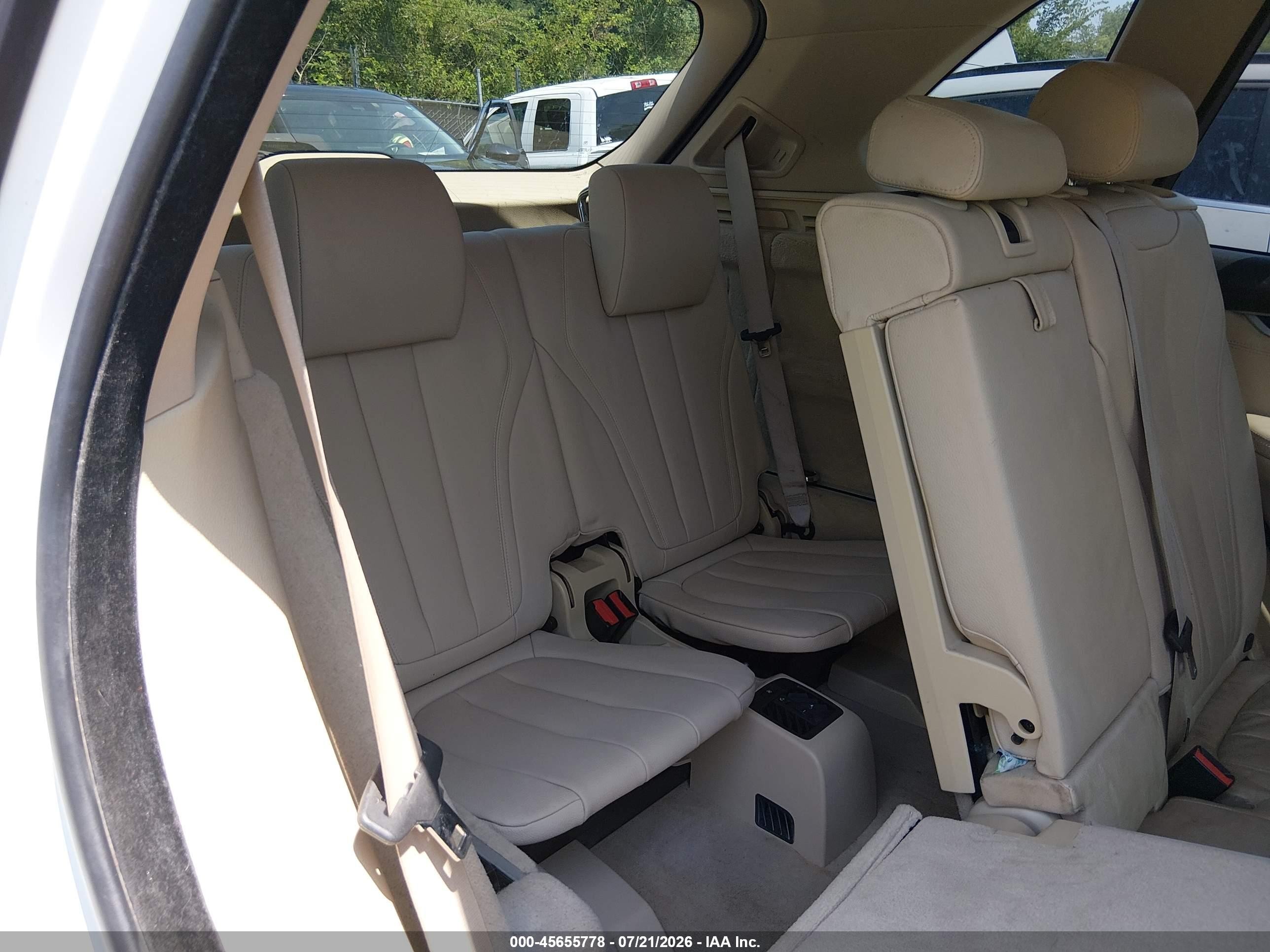 2015 Bmw X5 Xdrive35i White vin: 5UXKR0C5XF0P06275