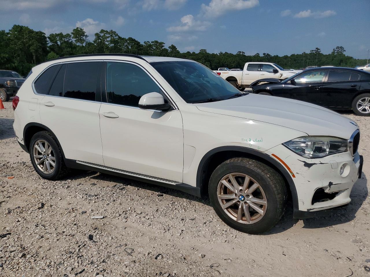 2015 Bmw X5 Xdrive35i White vin: 5UXKR0C5XF0P09323