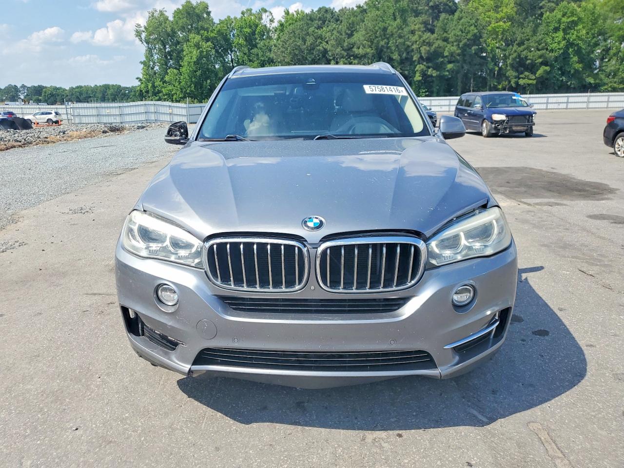 2015 Bmw X5 Xdrive35i Gray vin: 5UXKR0C5XF0P11234