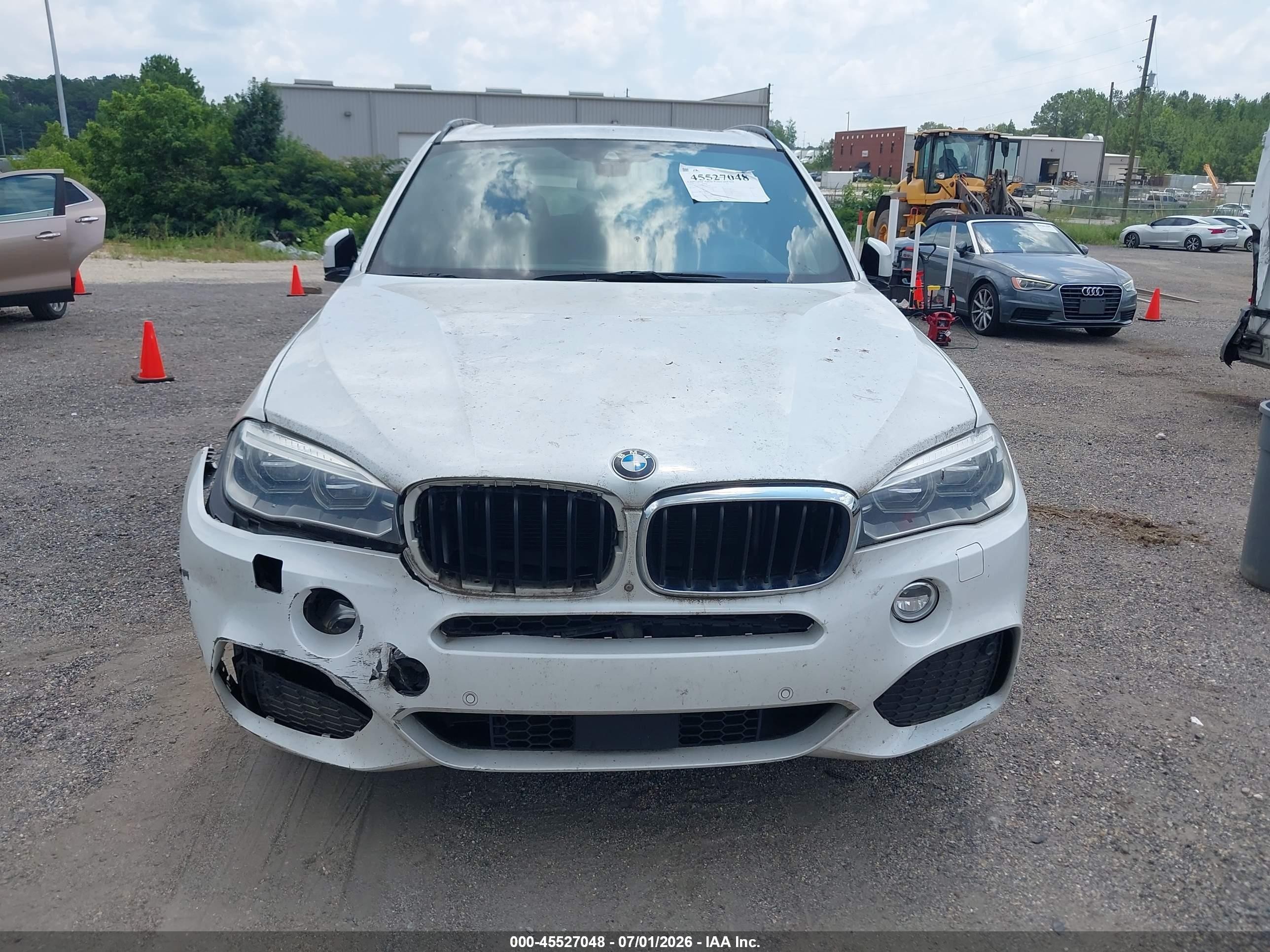 2015 Bmw X5 Xdrive35i White vin: 5UXKR0C5XF0P11587