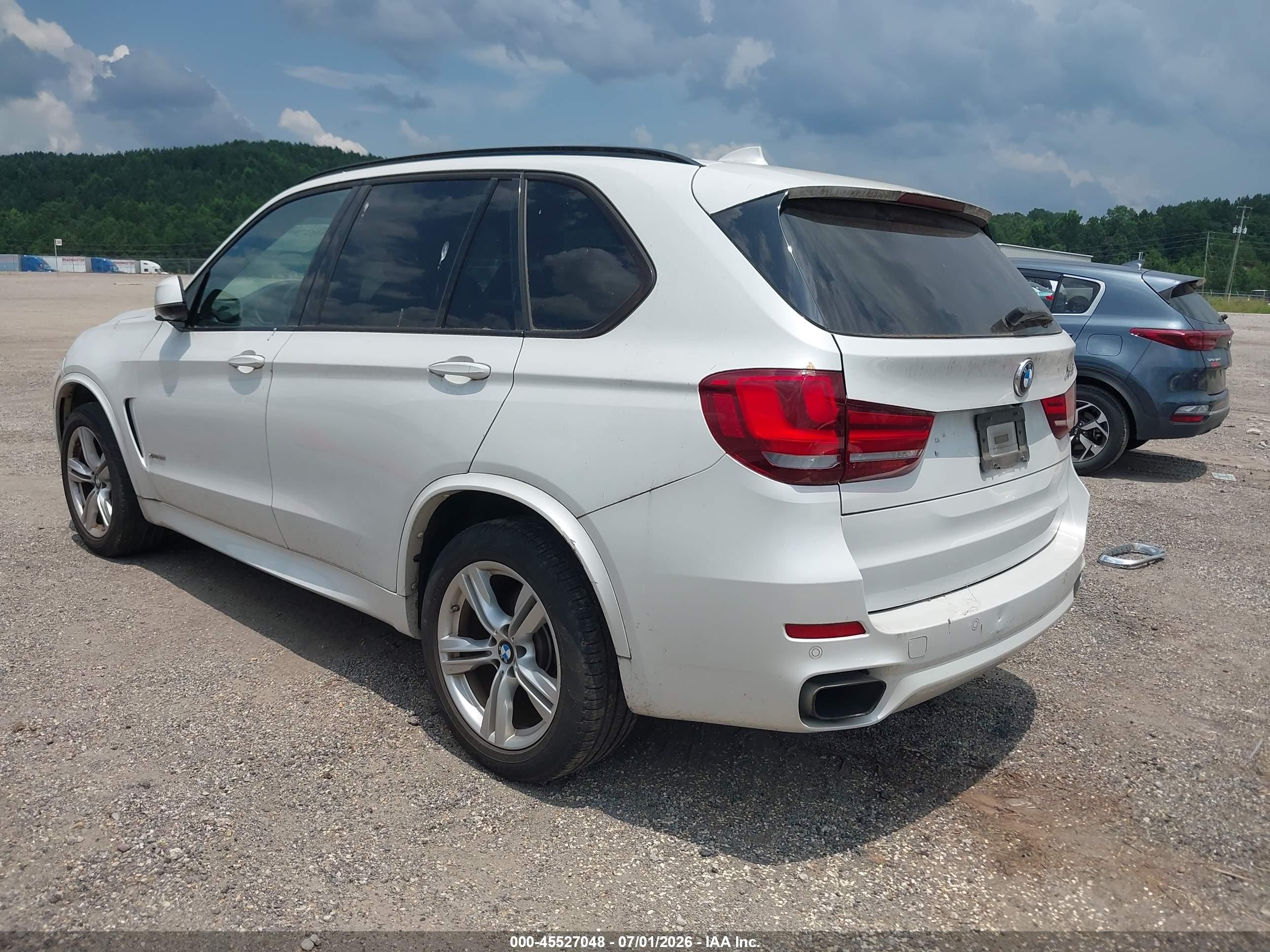 2015 Bmw X5 Xdrive35i White vin: 5UXKR0C5XF0P11587