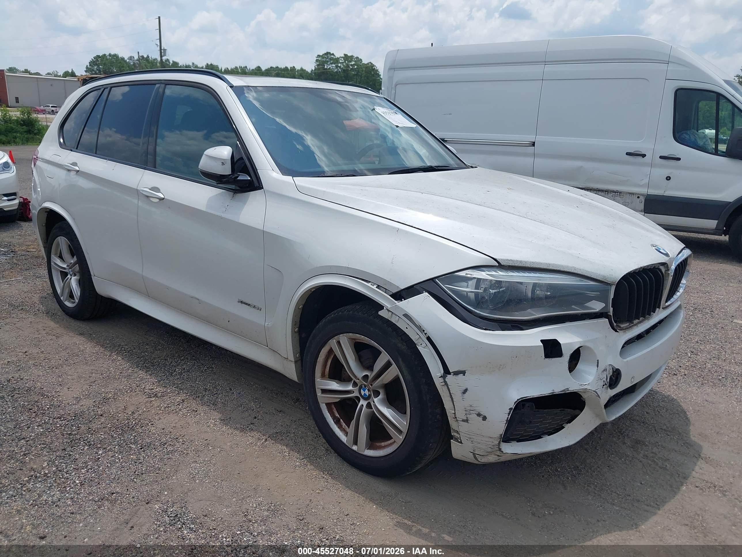 2015 Bmw X5 Xdrive35i White vin: 5UXKR0C5XF0P11587