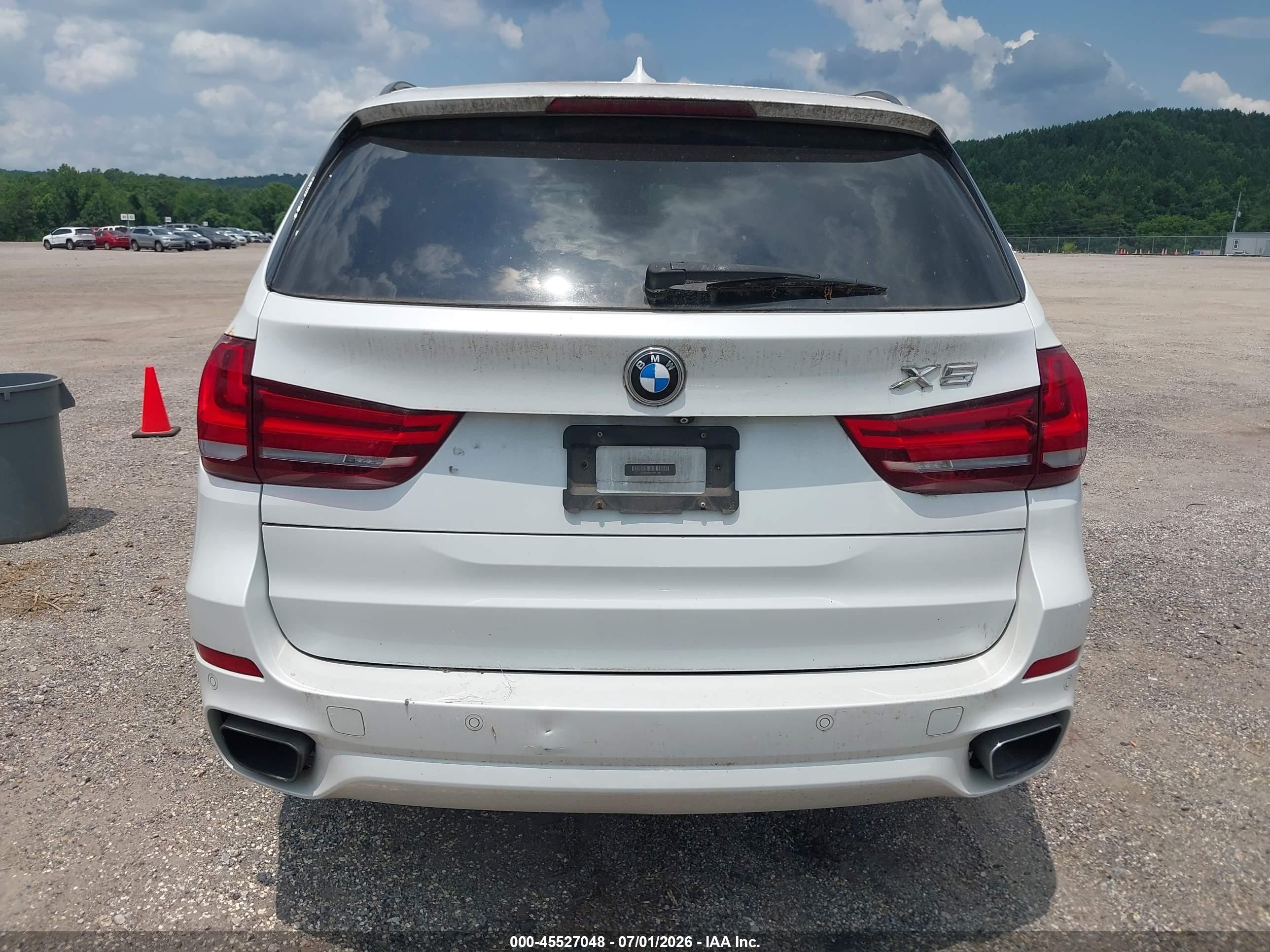 2015 Bmw X5 Xdrive35i White vin: 5UXKR0C5XF0P11587