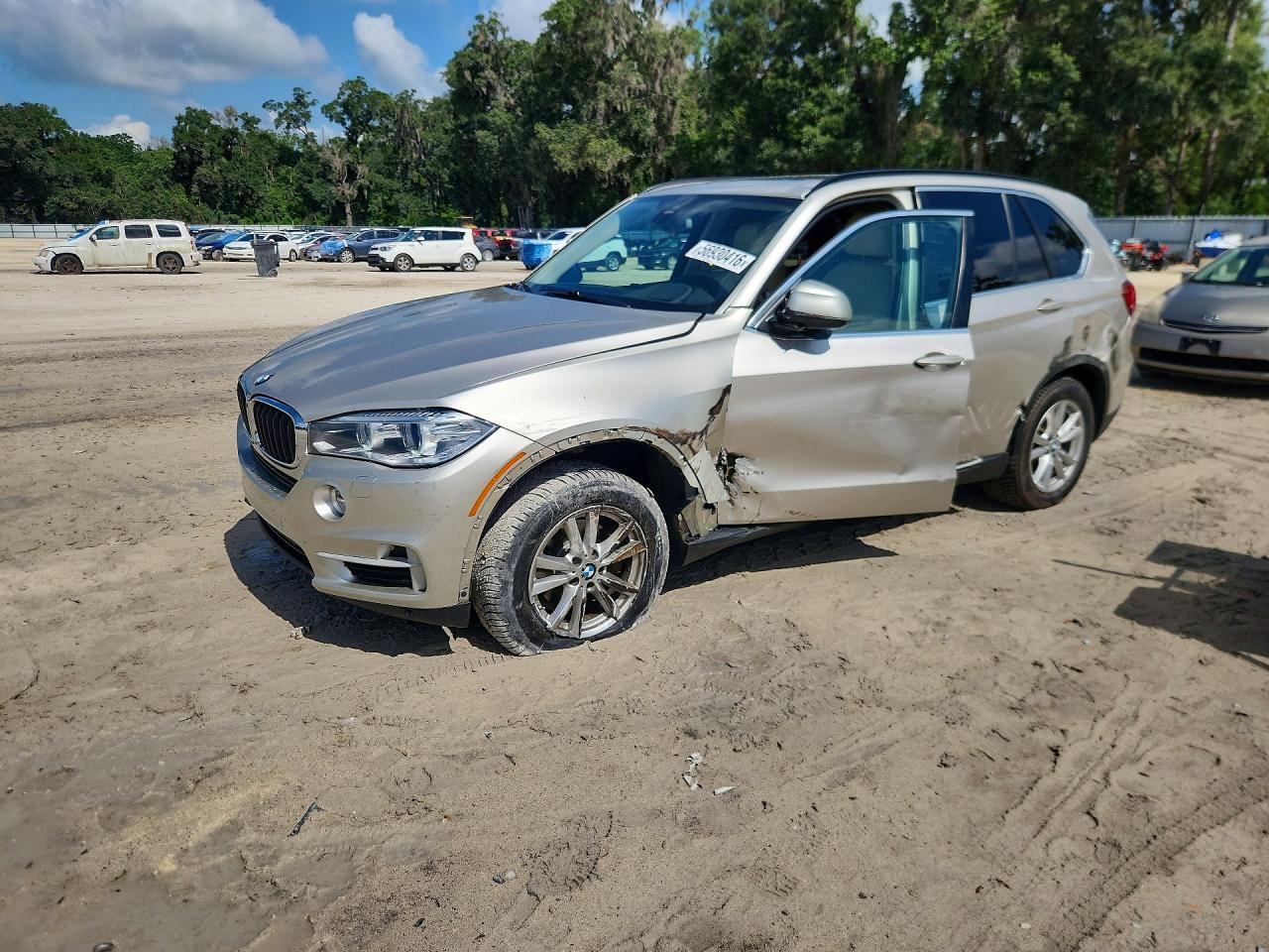 2015 Bmw X5 Xdrive35i Gold vin: 5UXKR0C5XF0P14800