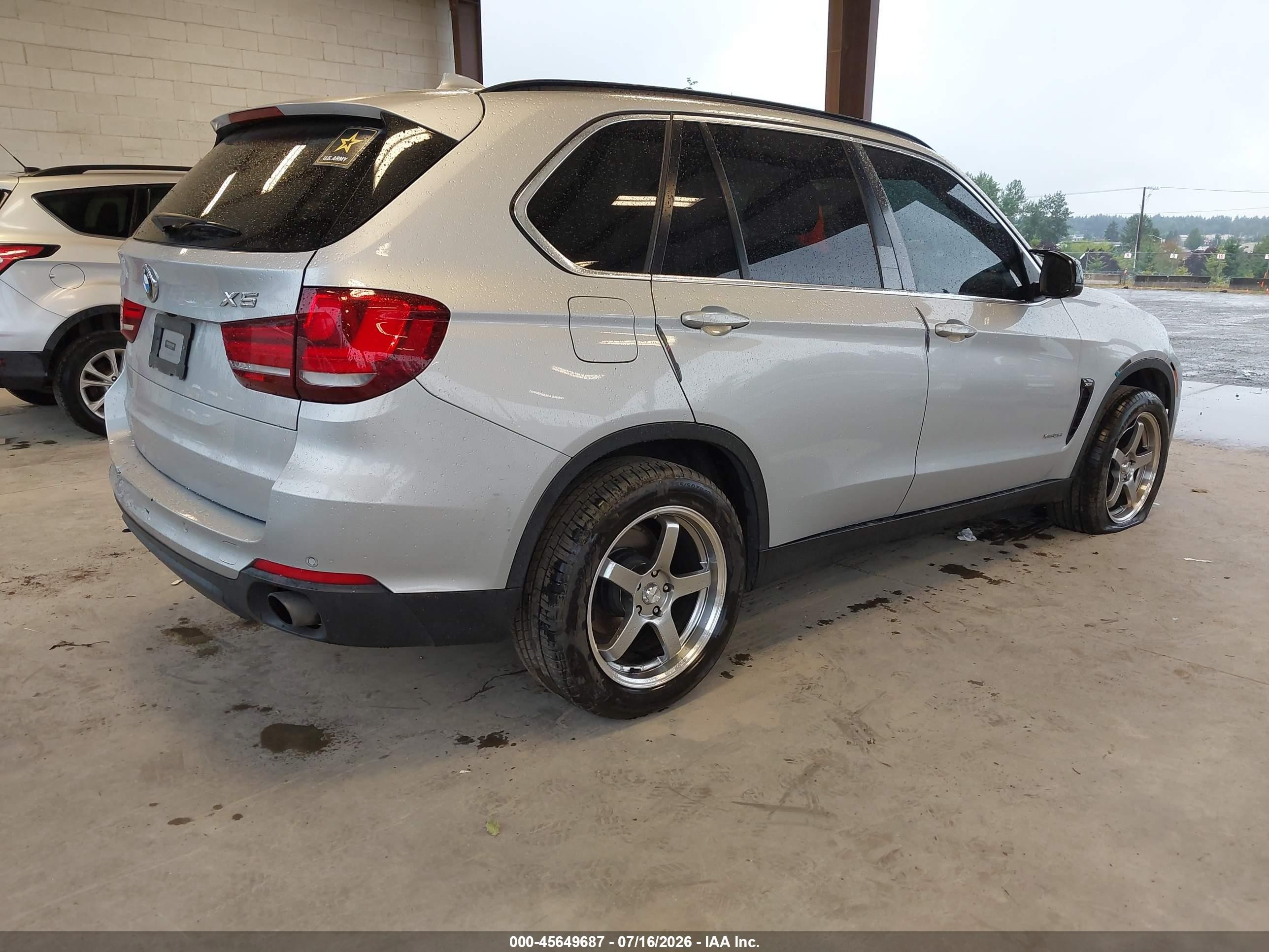 2016 Bmw X5 Xdrive35i Silver vin: 5UXKR0C5XG0P29833