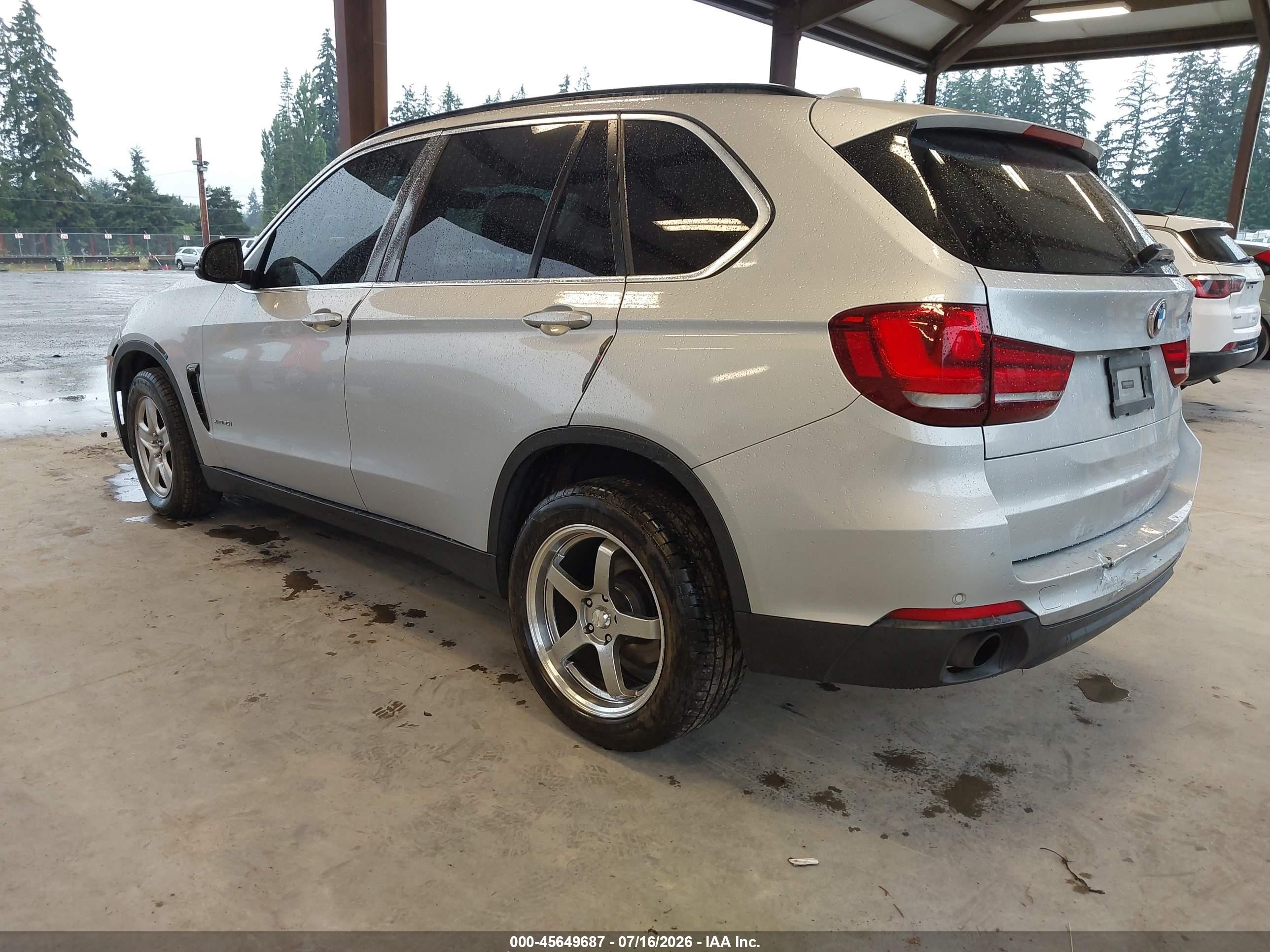 2016 Bmw X5 Xdrive35i Silver vin: 5UXKR0C5XG0P29833