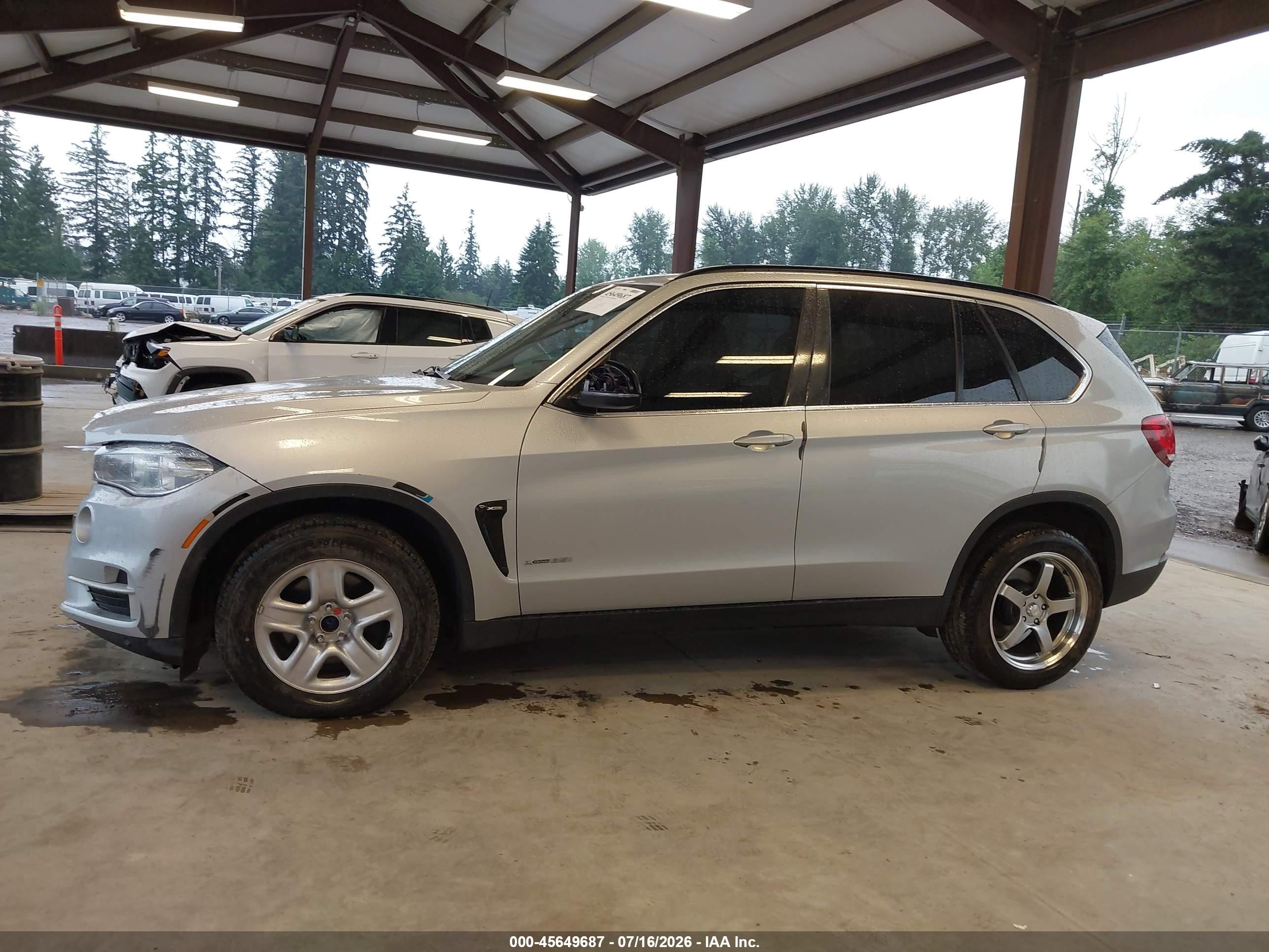 2016 Bmw X5 Xdrive35i Silver vin: 5UXKR0C5XG0P29833