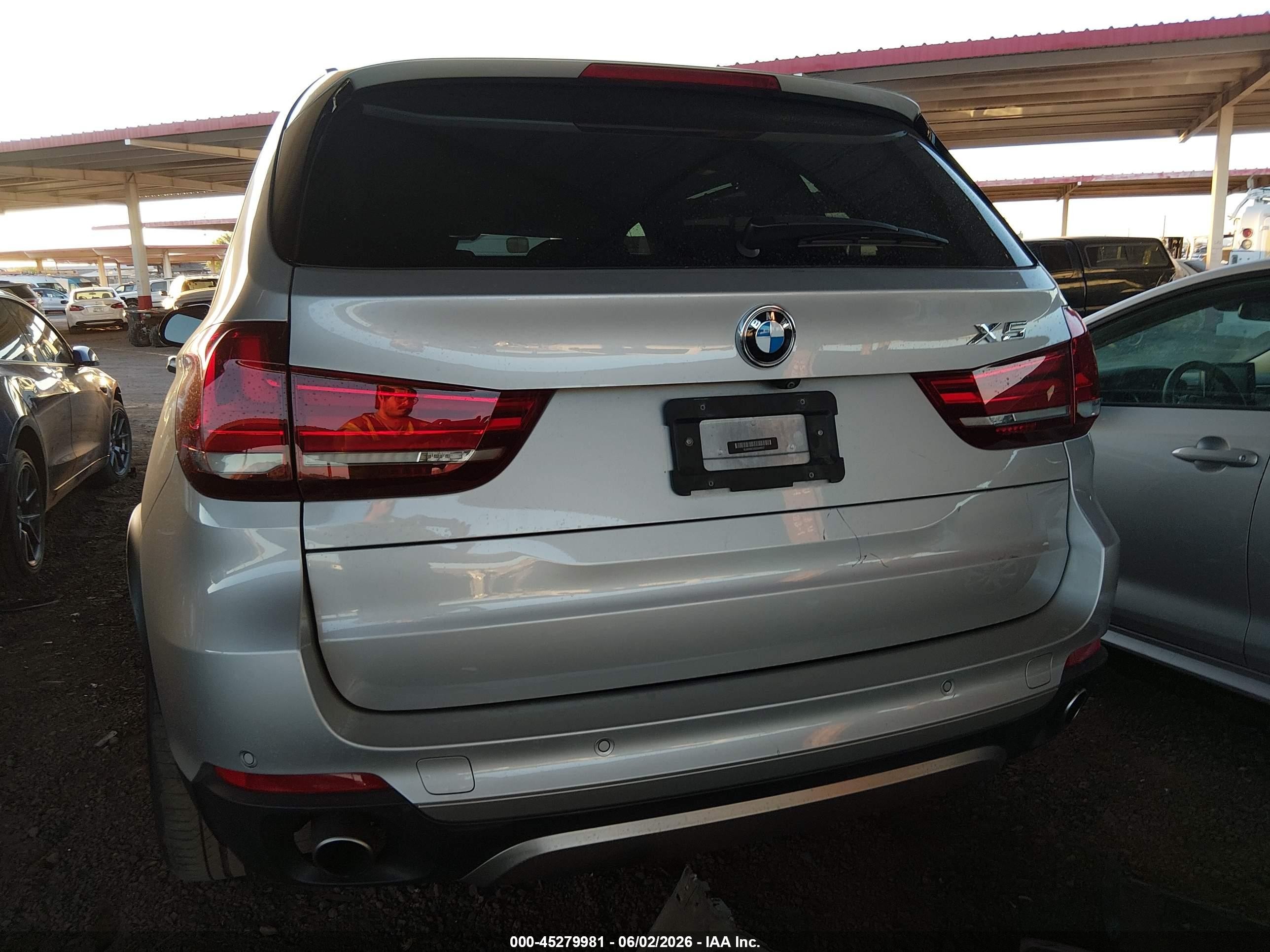 2016 Bmw X5 Xdrive35i Silver vin: 5UXKR0C5XG0S94537