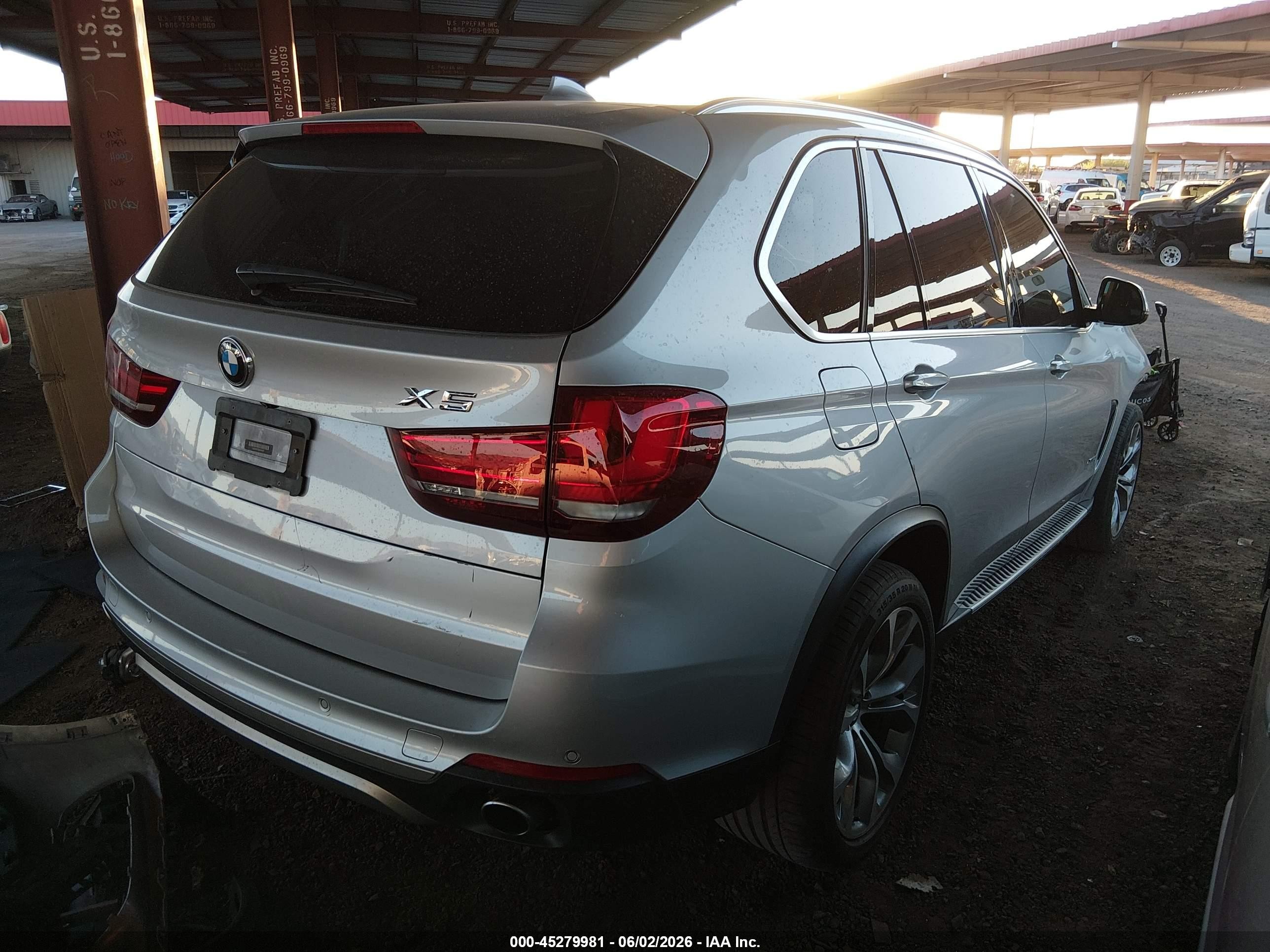 2016 Bmw X5 Xdrive35i Silver vin: 5UXKR0C5XG0S94537