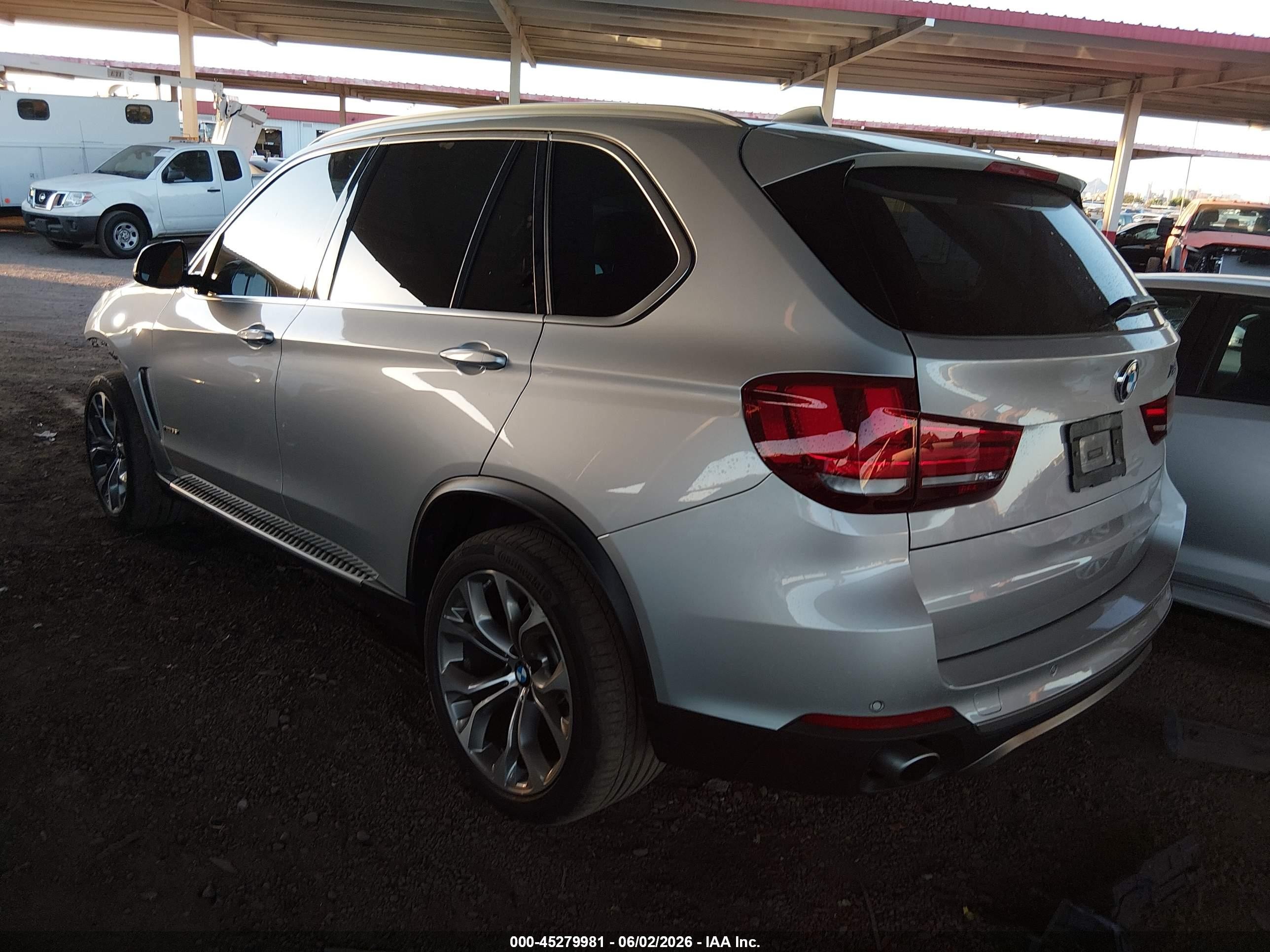 2016 Bmw X5 Xdrive35i Silver vin: 5UXKR0C5XG0S94537