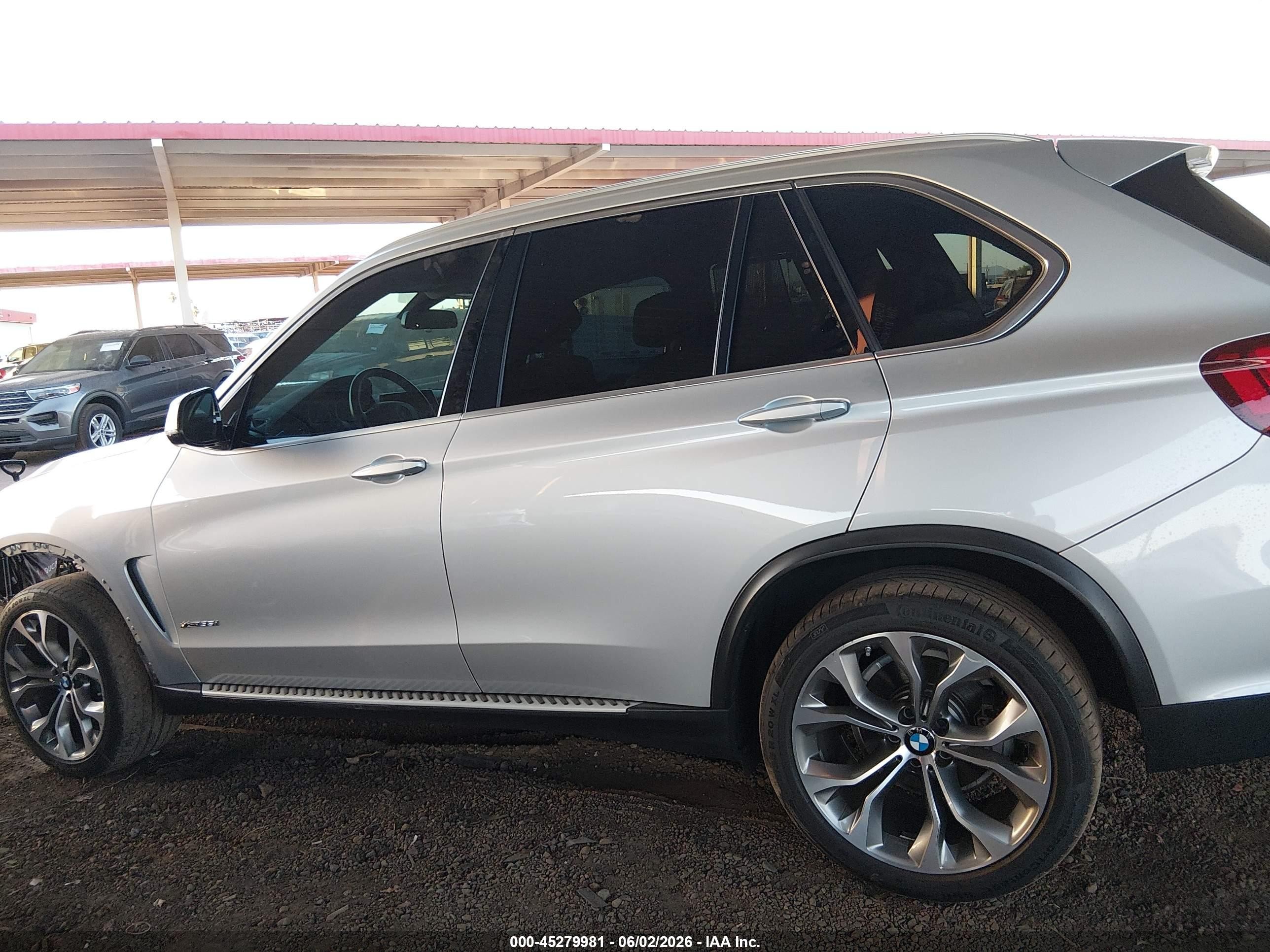 2016 Bmw X5 Xdrive35i Silver vin: 5UXKR0C5XG0S94537
