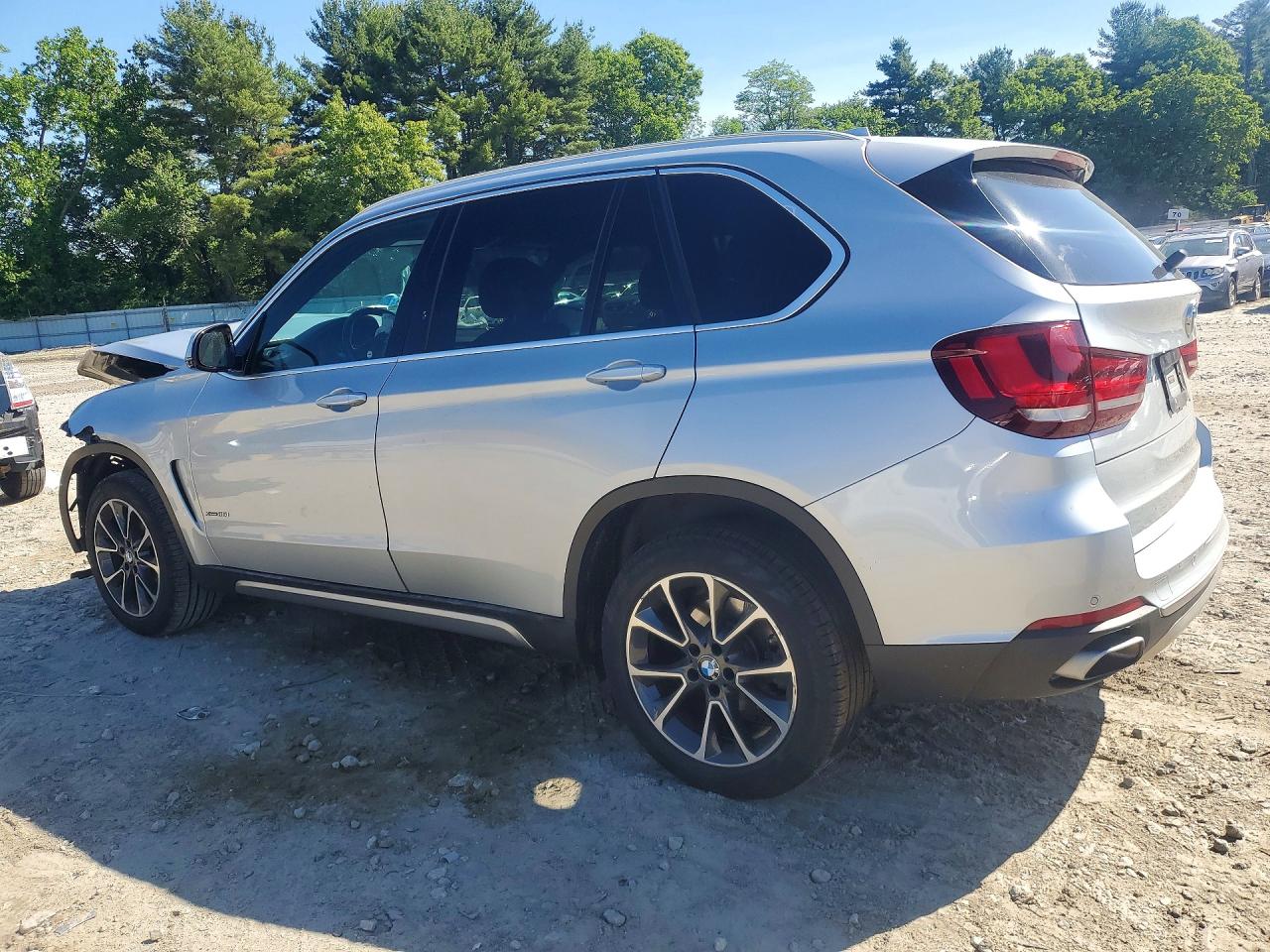 2018 Bmw X5 Xdrive35i Silver vin: 5UXKR0C5XJ0X86895