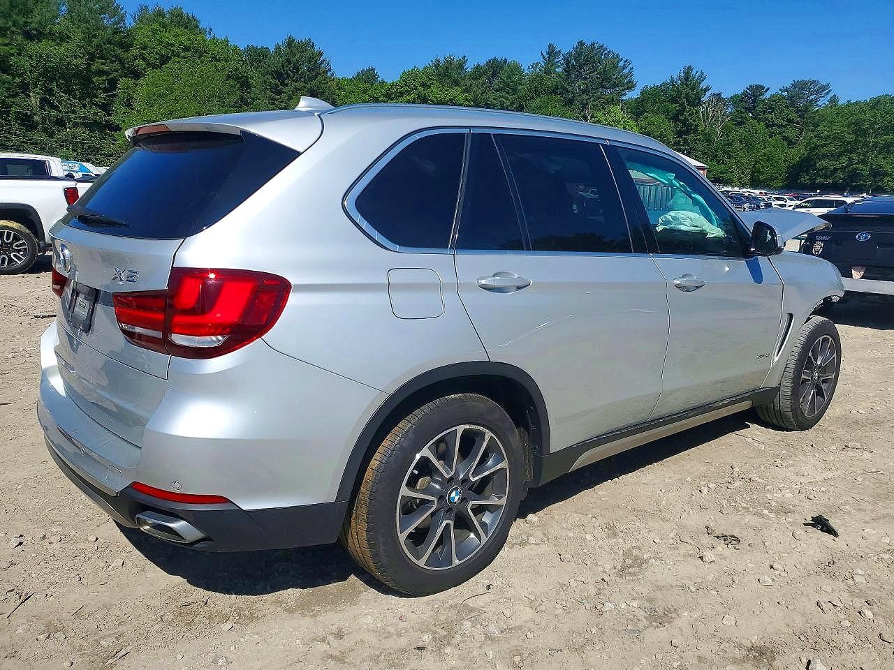 2018 Bmw X5 Xdrive35i Silver vin: 5UXKR0C5XJ0X86895