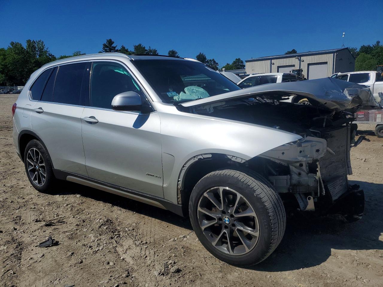2018 Bmw X5 Xdrive35i Silver vin: 5UXKR0C5XJ0X86895