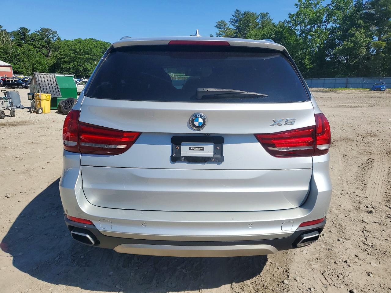 2018 Bmw X5 Xdrive35i Silver vin: 5UXKR0C5XJ0X86895