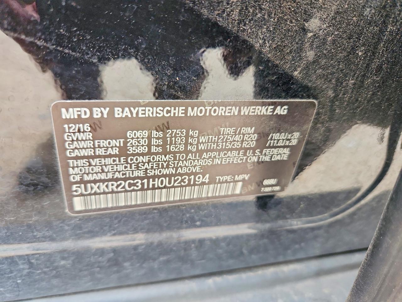 2017 Bmw X5 Sdrive35i Black vin: 5UXKR2C31H0U23194