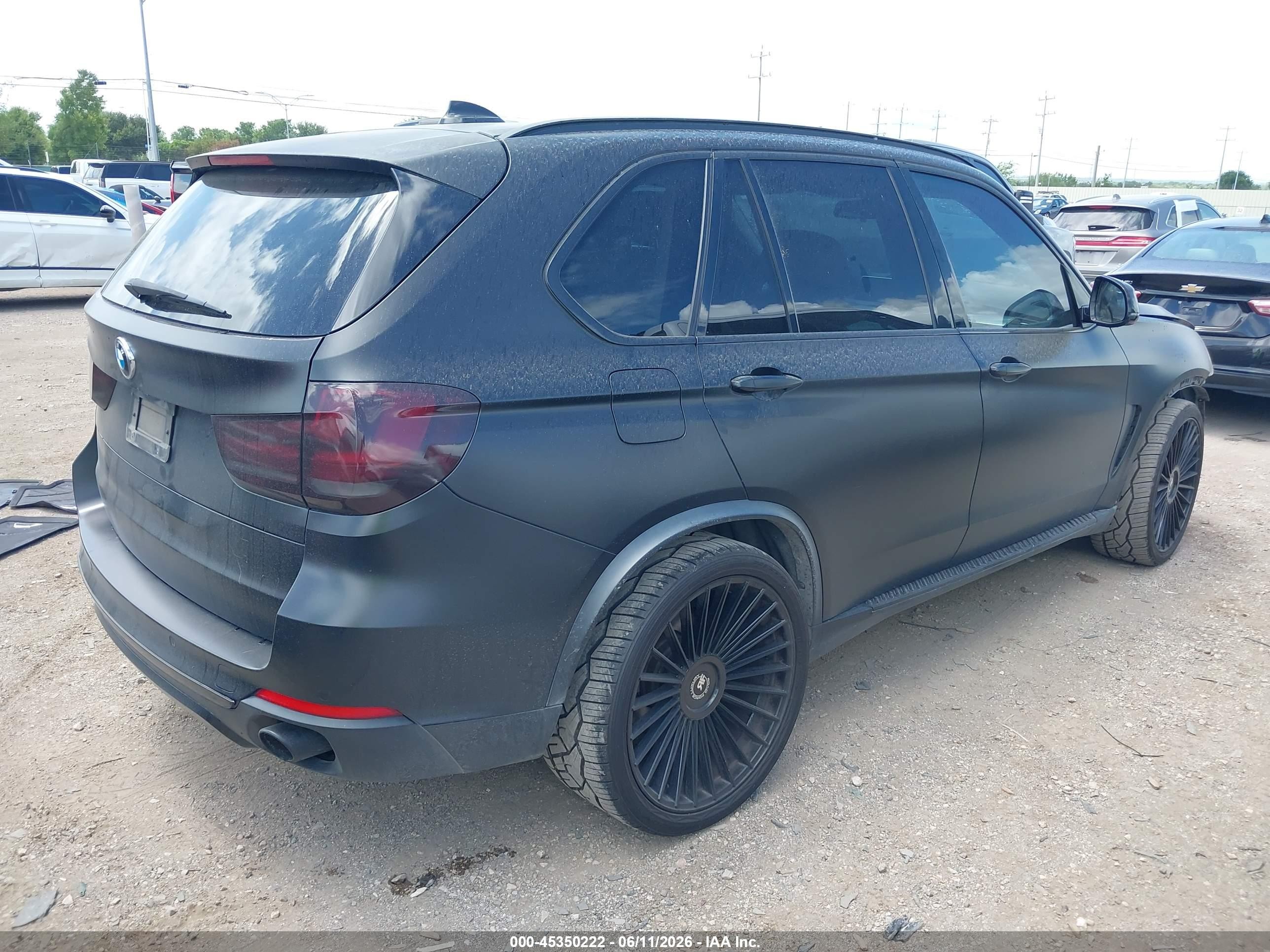 2015 Bmw X5 Sdrive35i Black vin: 5UXKR2C50F0H35637