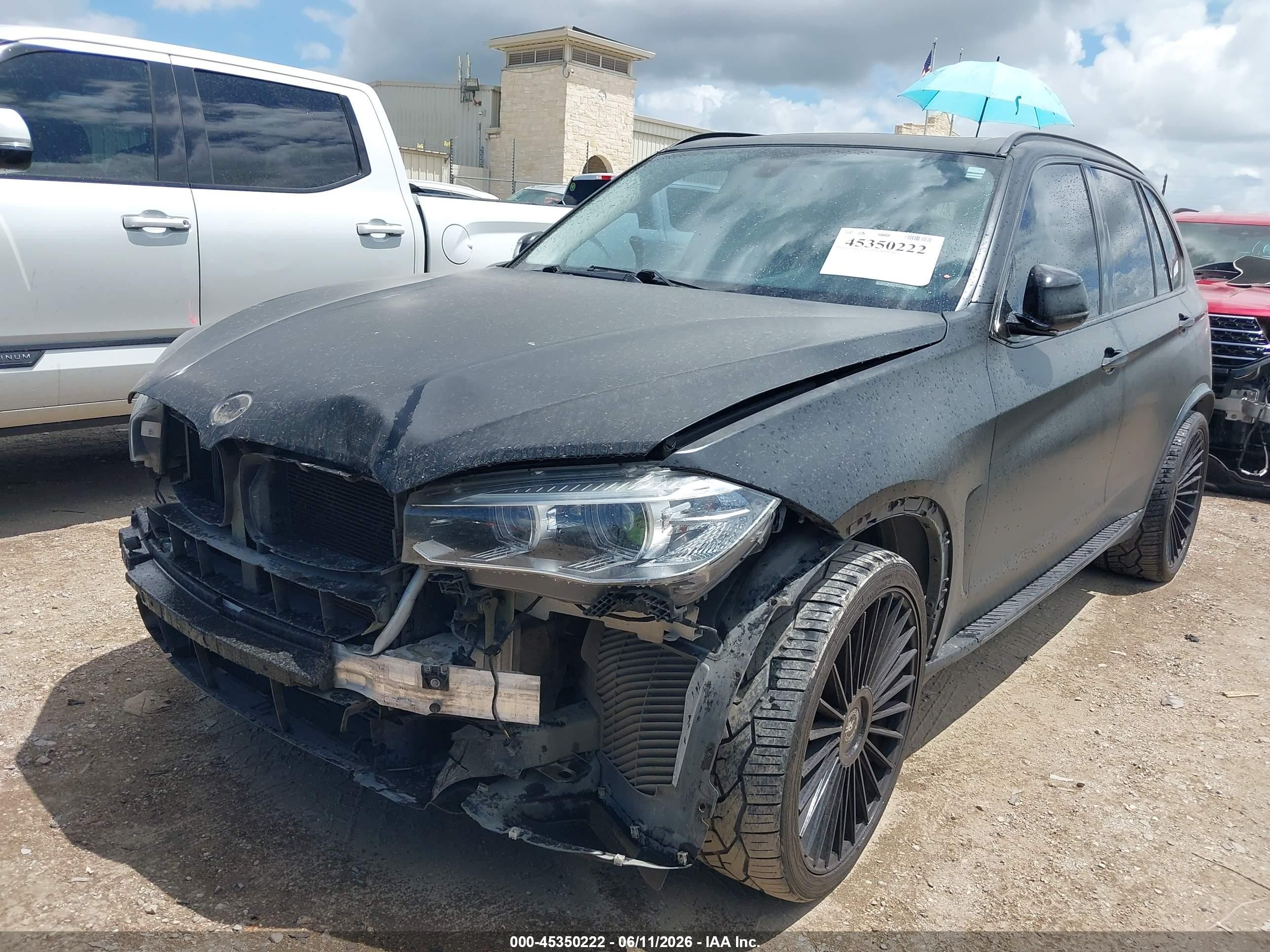 2015 Bmw X5 Sdrive35i Black vin: 5UXKR2C50F0H35637