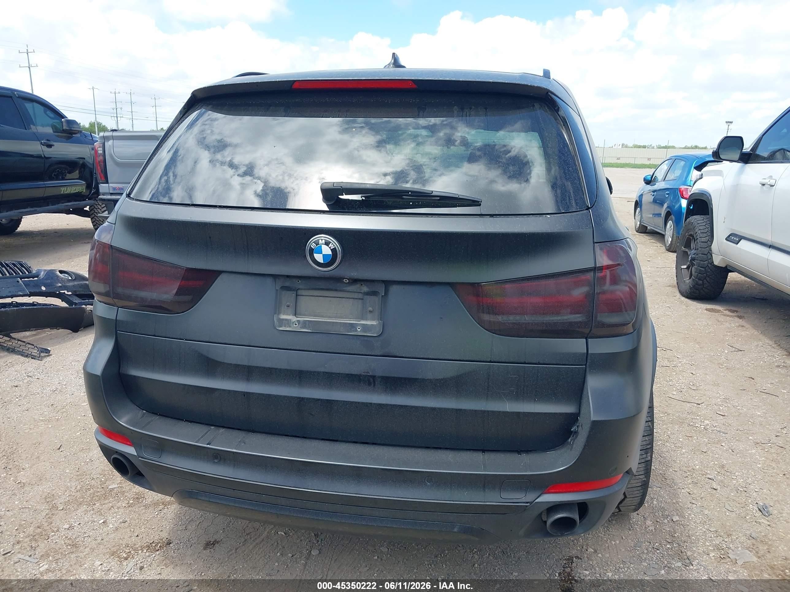 2015 Bmw X5 Sdrive35i Black vin: 5UXKR2C50F0H35637