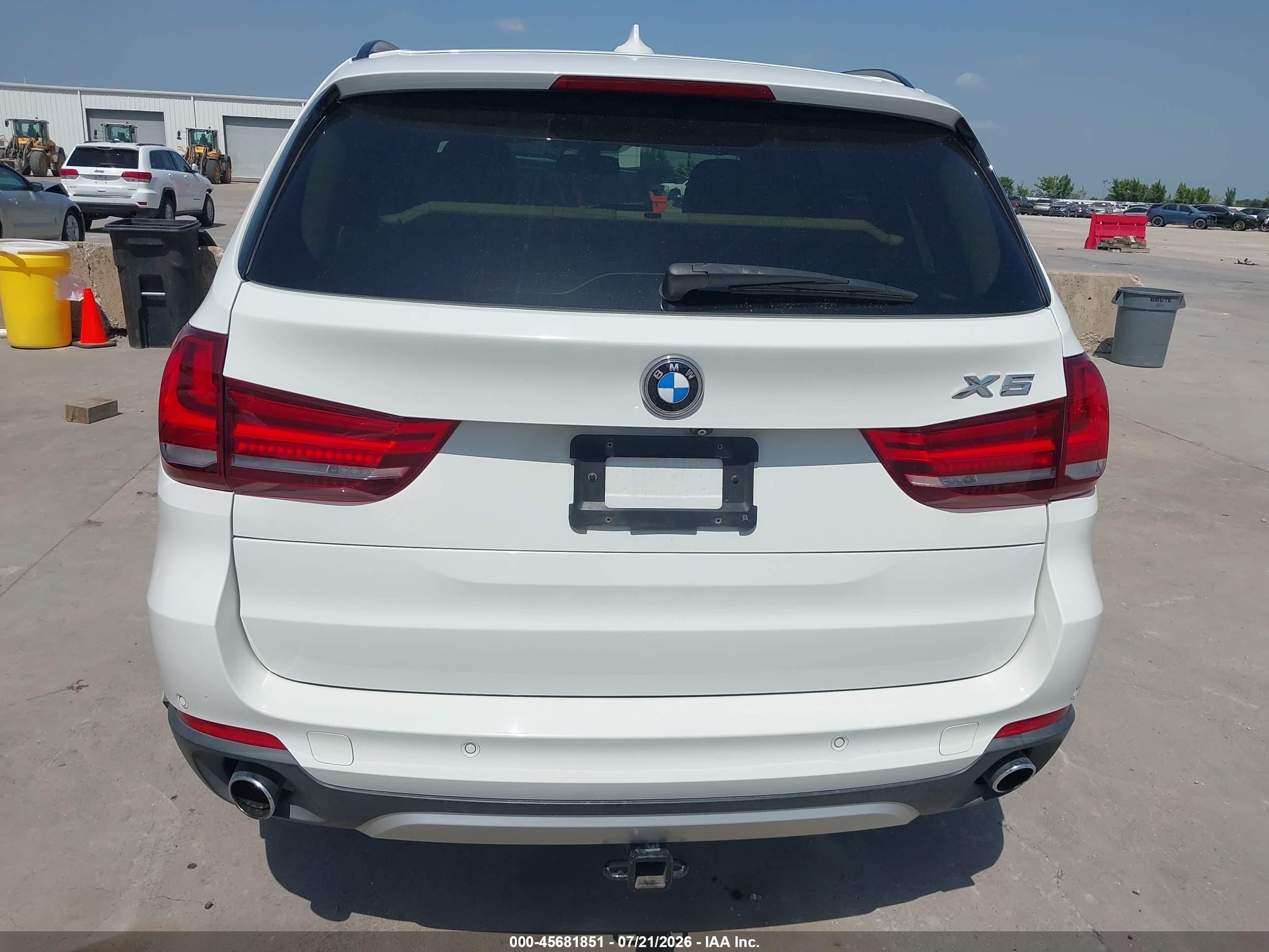2014 Bmw X5 Sdrive35i White vin: 5UXKR2C51E0C00699