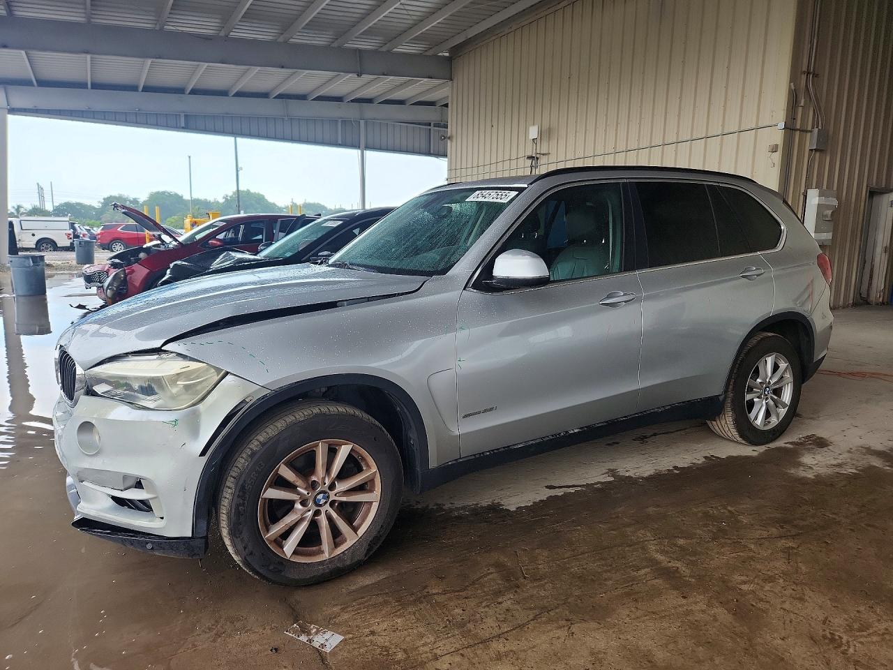 2015 Bmw X5 Sdrive35i Silver vin: 5UXKR2C51F0H37557
